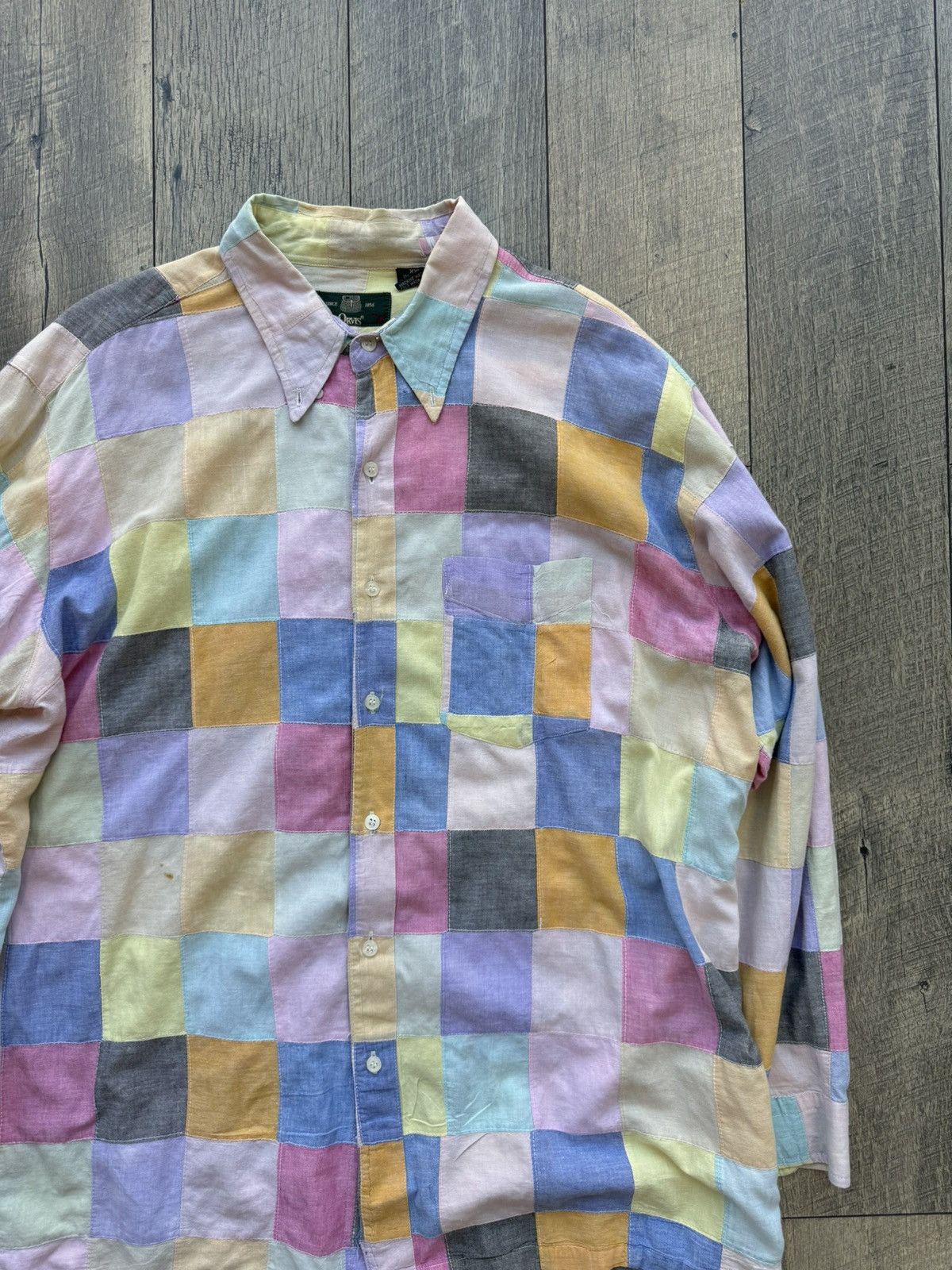 Orvis × Vintage Vintage Orvis Patchwork Button Up Shirt - XXL Size US XXL / EU 58 / 5 - 2 Thumbnail