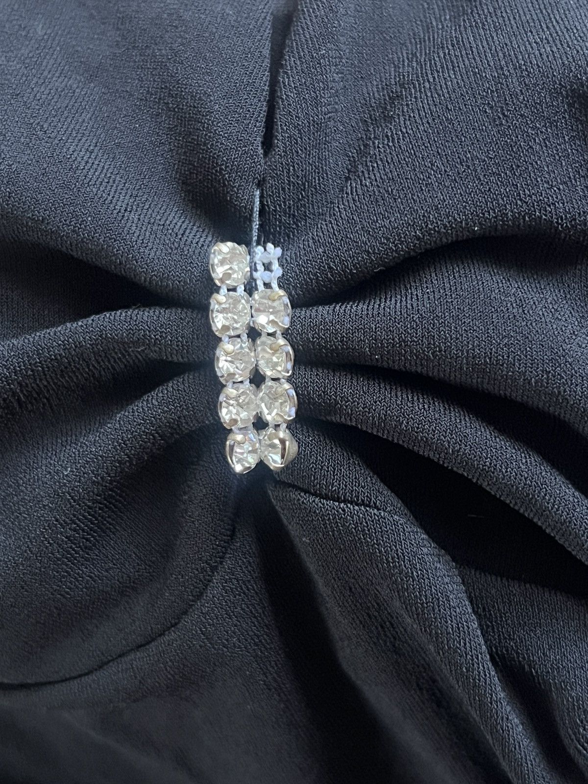 Other James Lakeland black asymetric diamond dress made in Italy Size M / US 6-8 / IT 42-44 - 5 Thumbnail