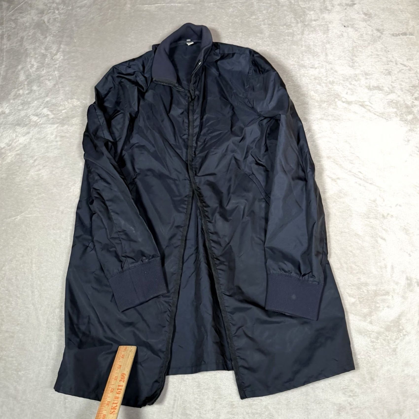 Miu Miu VINTAGE MIU MIU Jacket Womens Medium Blue Navy Nylon Parka Windbreaker Long Size M / US 6-8 / IT 42-44 - 2 Thumbnail