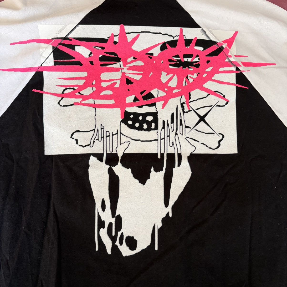 Drain Gang Drain Gang 2022 Tour Baseball T Shirt - White/Black Size US M / EU 48-50 / 2 - 3 Thumbnail