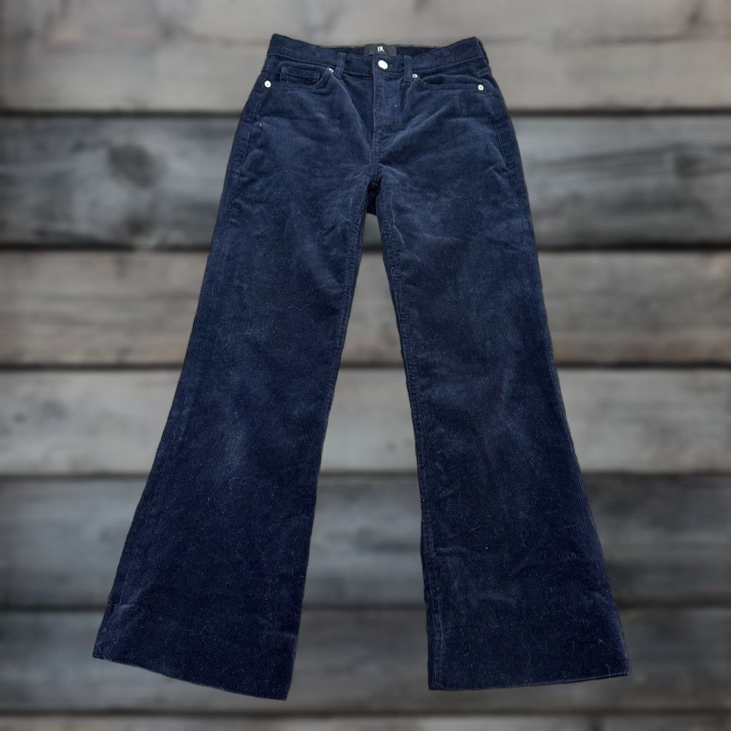 Banana Republic VINTAGE Banana Republic Pants Womens 26 Blue Navy Corduroy Bootcut Flare Classic Cotton Size 28" / US 6 / IT 42 - 1 Thumbnail