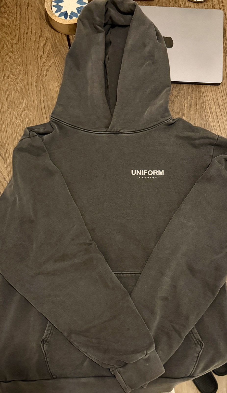 Uniform Studios Uniform Studios Logo Washed Hoodie. Size US XL / EU 56 / 4 - 2 Thumbnail