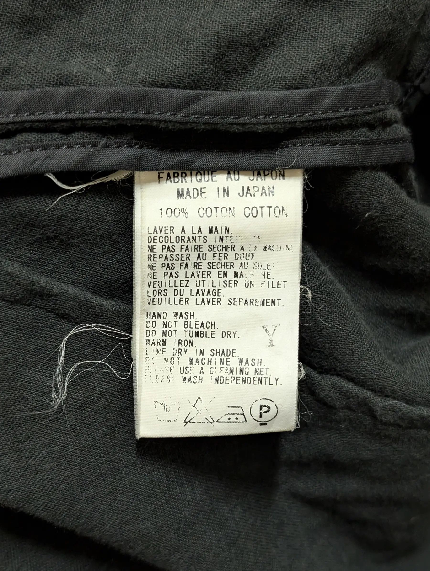 Y's × Yohji Yamamoto A/W 2012 Yohji Yamamoto Distressed Femme Cropped Rip Jacket Size S / US 4 / IT 40 - 8 Thumbnail