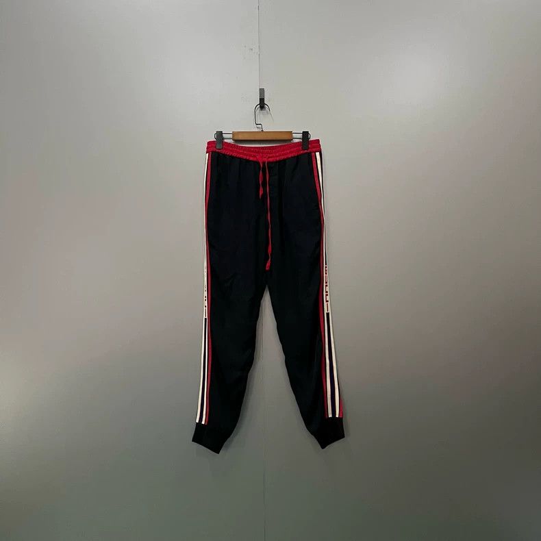 Gucci Gucci Side label striped logo trousers 2502-Nextarrow Size US 28 / EU 44 - 1 Thumbnail
