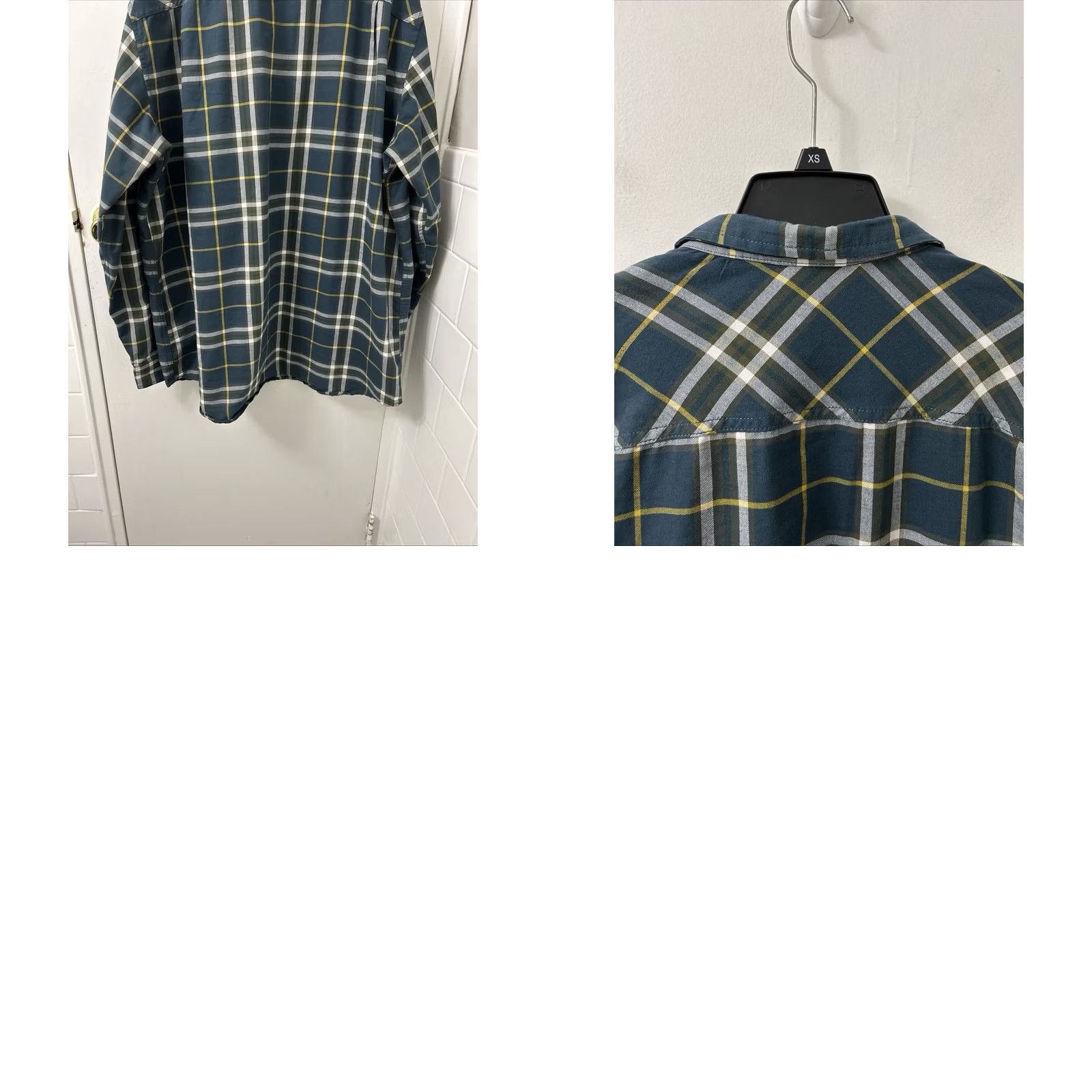 Adidas Adidas Shirt Mens XL Green Plaid Oxford Button Down Pocket Long Sleeve Logo Size US XL / EU 56 / 4 - 9 Thumbnail