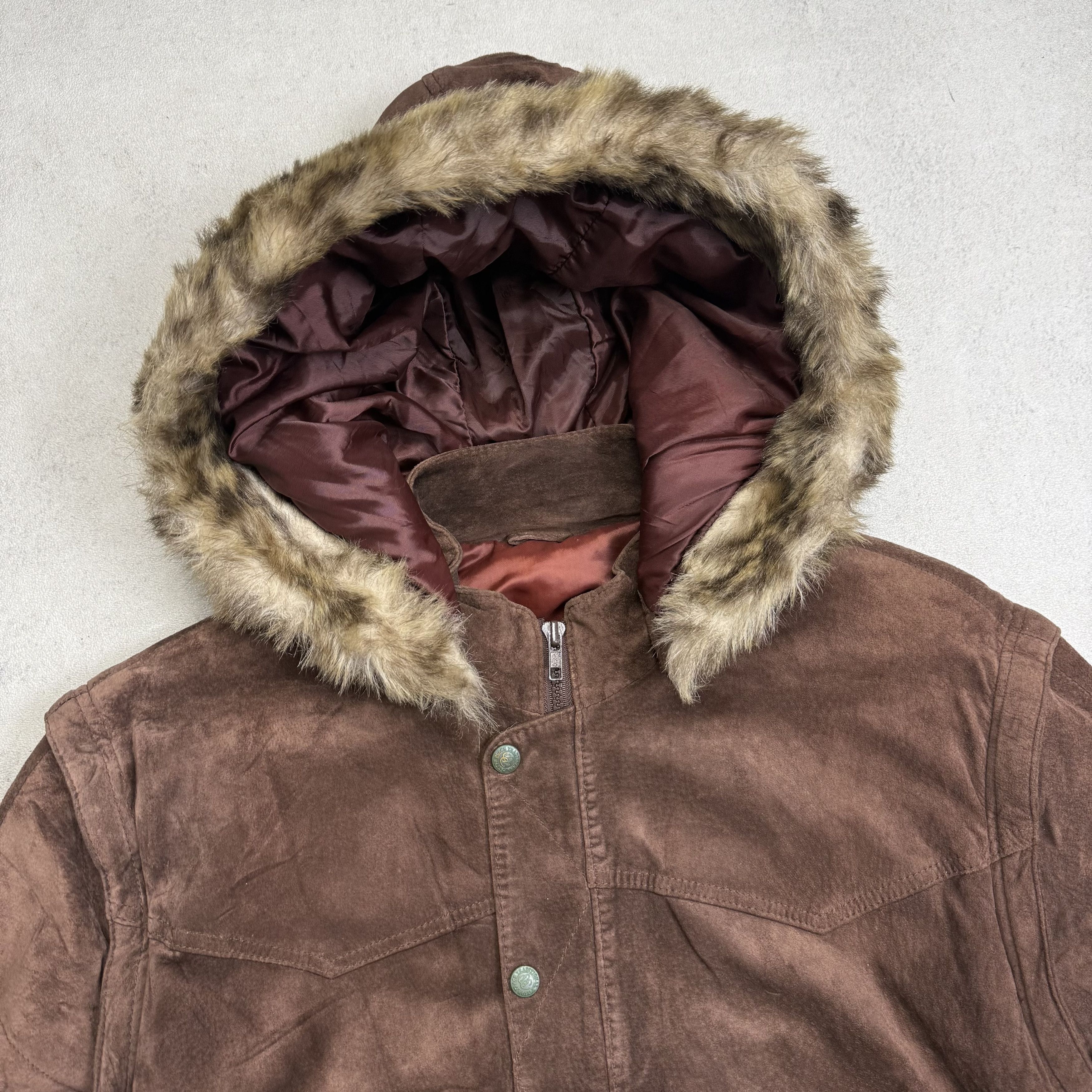 PPFM PPFM Pigskin Leather 2-Way Fur Hooded Jacket Size US M / EU 48-50 / 2 - 4 Thumbnail