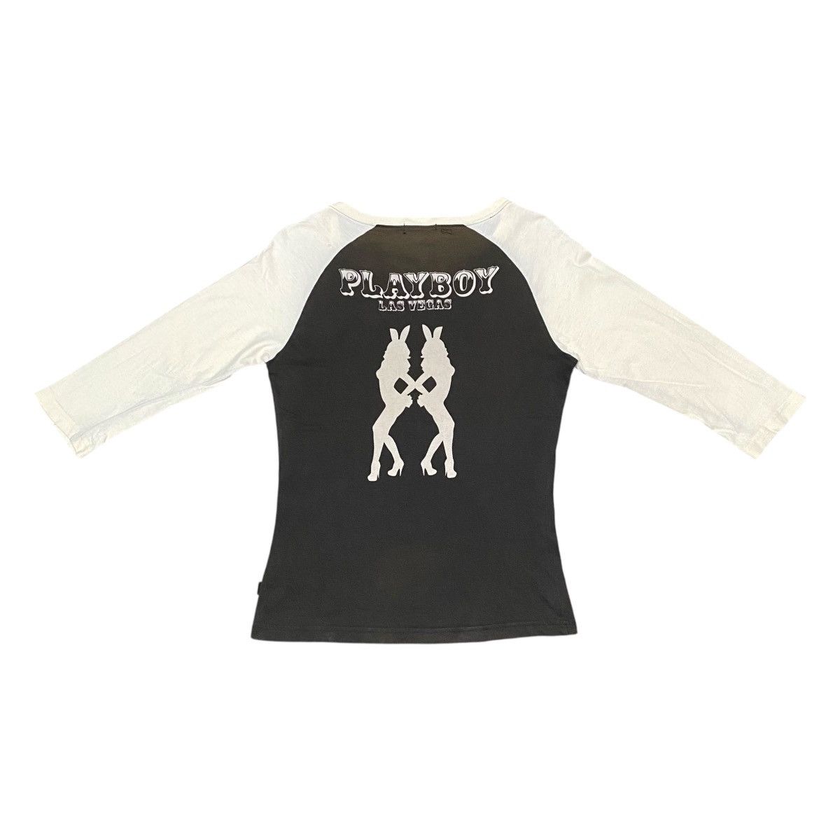 Playboy PLAYBOY FEELING LUCKY RAGLAN T SHIRT Size L / US 10 / IT 46 - 2 Thumbnail