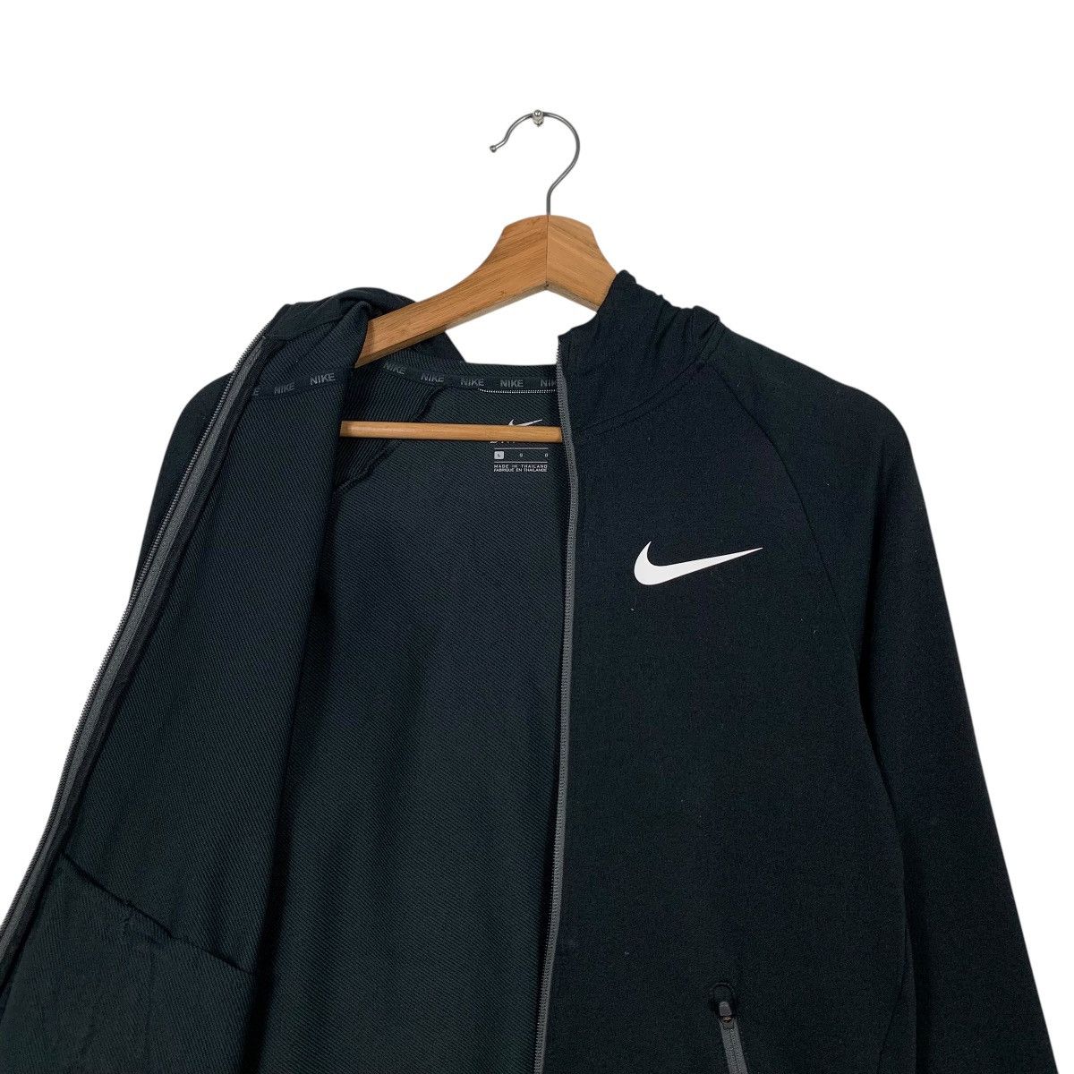 Nike NIKE Dri-Fit Light Hoodie Jacket Running Hoodie #1772-C78 Size L / US 10 / IT 46 - 12 Thumbnail