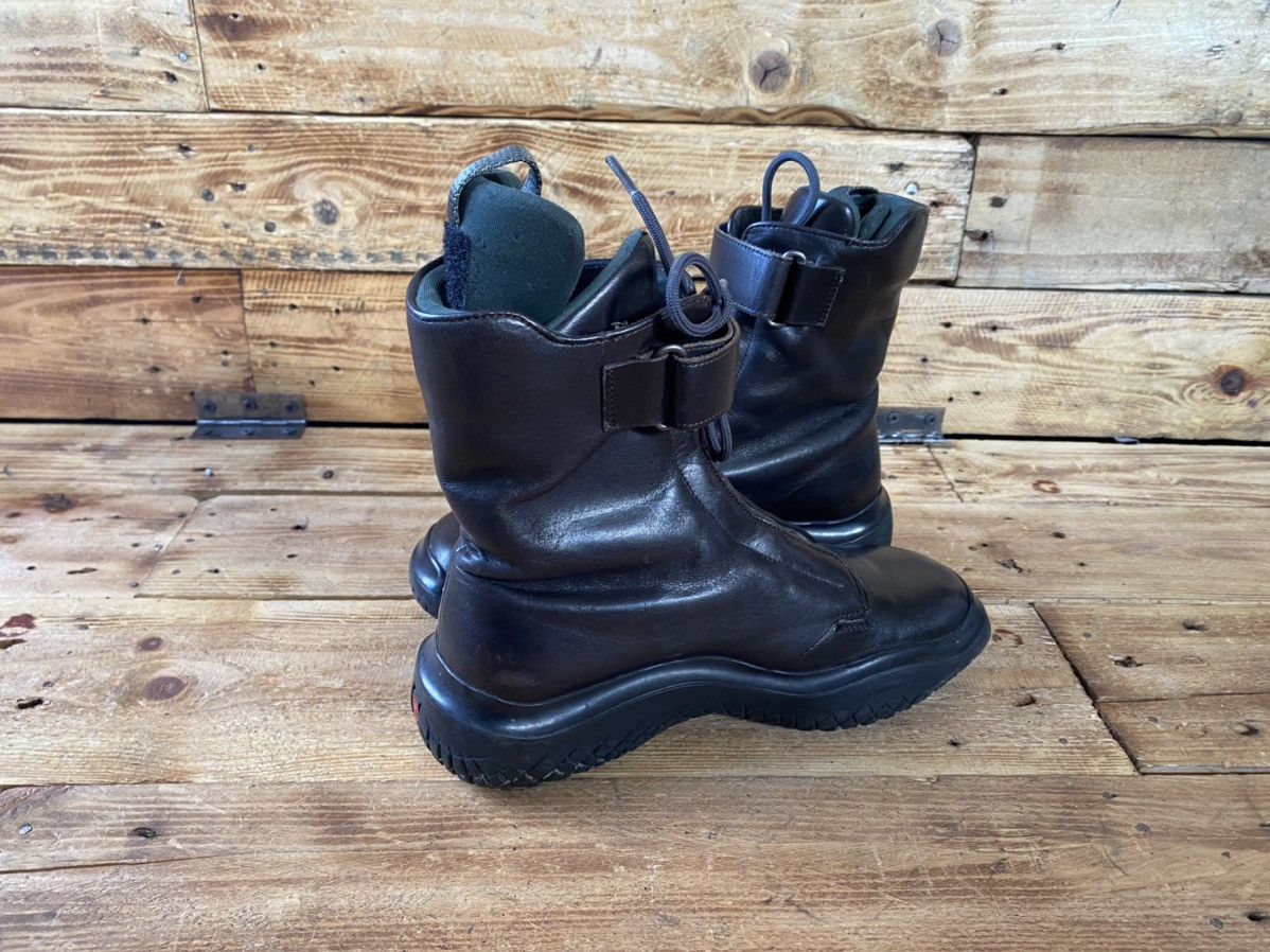 Prada Prada FW99 black vibram runway platform boots sz 36 Size US 5.5 / IT 35.5 - 10 Thumbnail