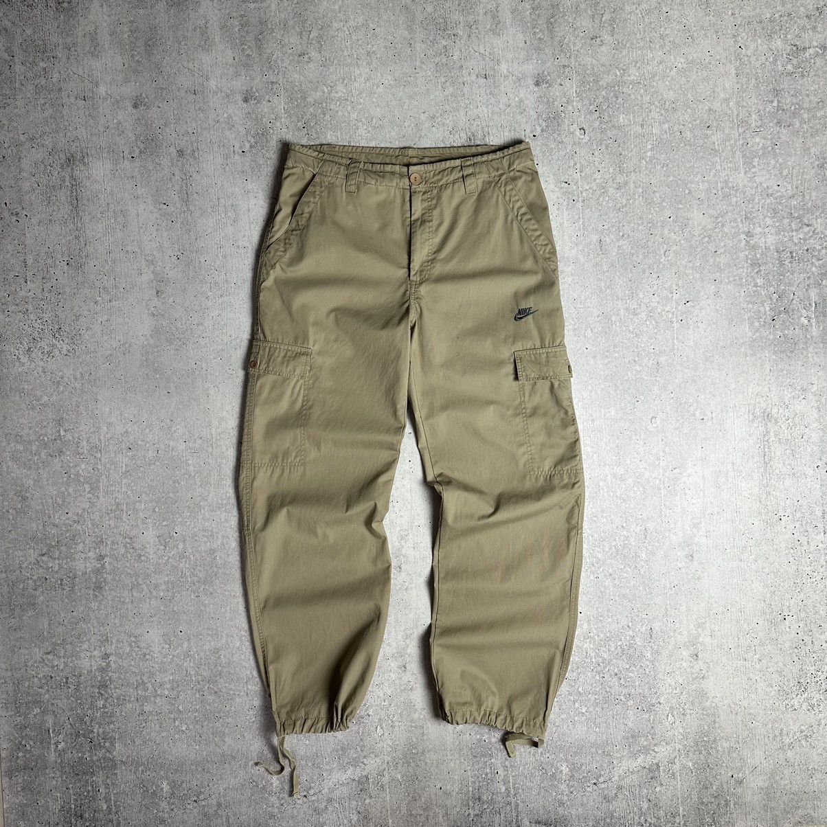 Nike × Vintage 00s Nike Vintage Cargo Baggy Pants Y2K Size US 32 / EU 48 - 1 Thumbnail