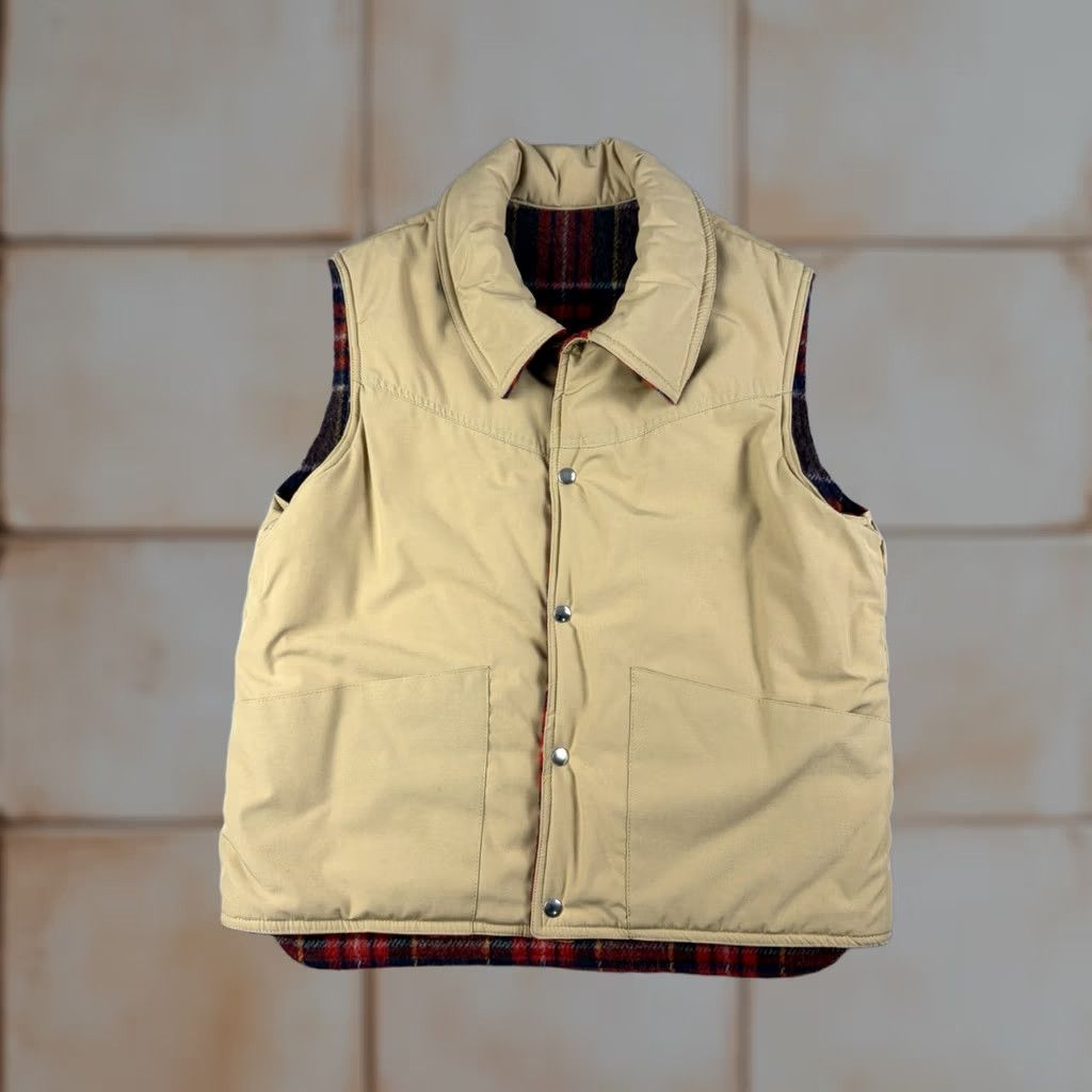 Penfield VINTAGE Penfield Vest Mens L Beige Nylon Lined Puffer USA Made Outdoors 80s Mens Vest L Size US L / EU 52-54 / 3 - 1 Thumbnail