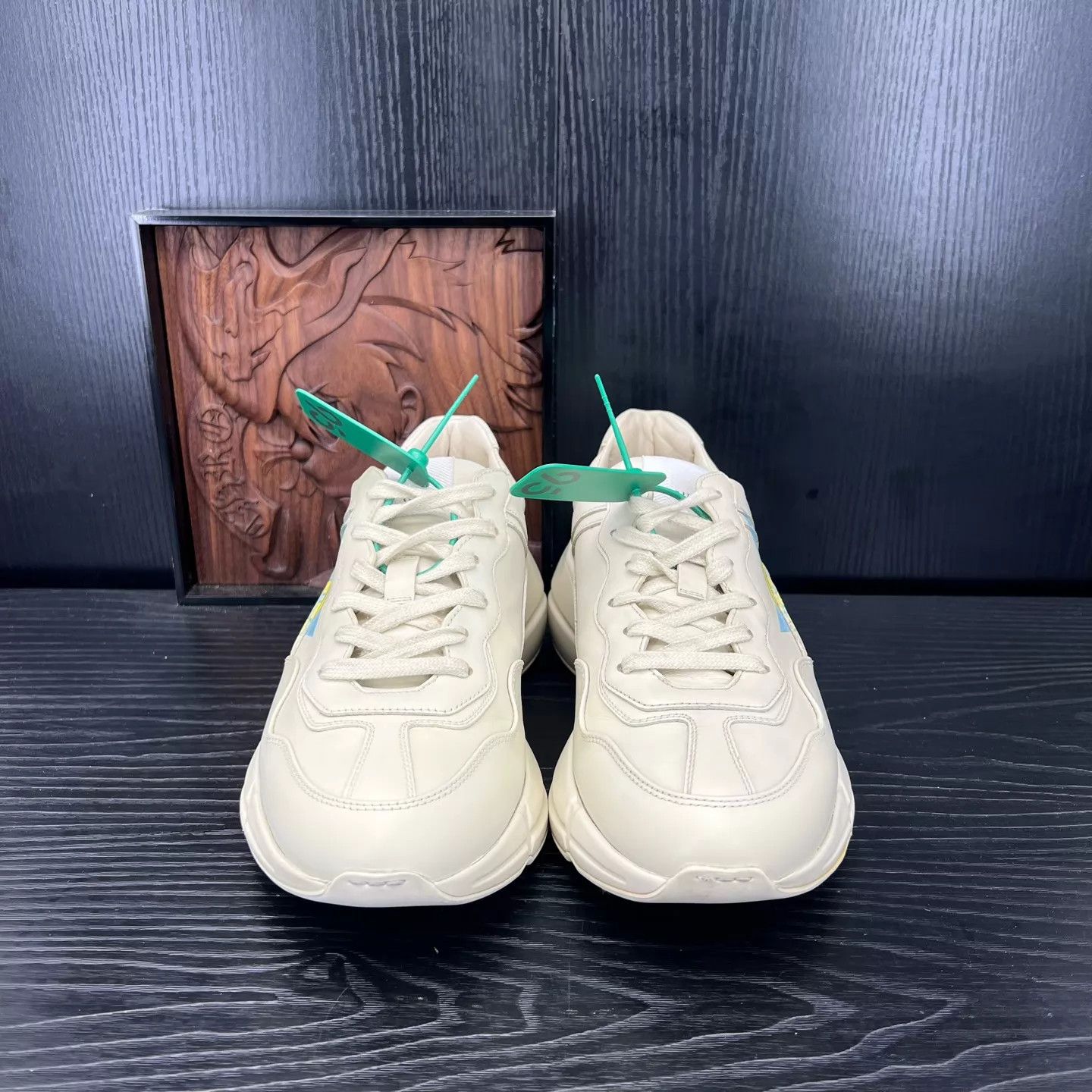 Gucci Gucci Rhyton Blue Yellow Star Sneaker Size 7 (US41) Size US 8 / EU 41 - 7 Thumbnail
