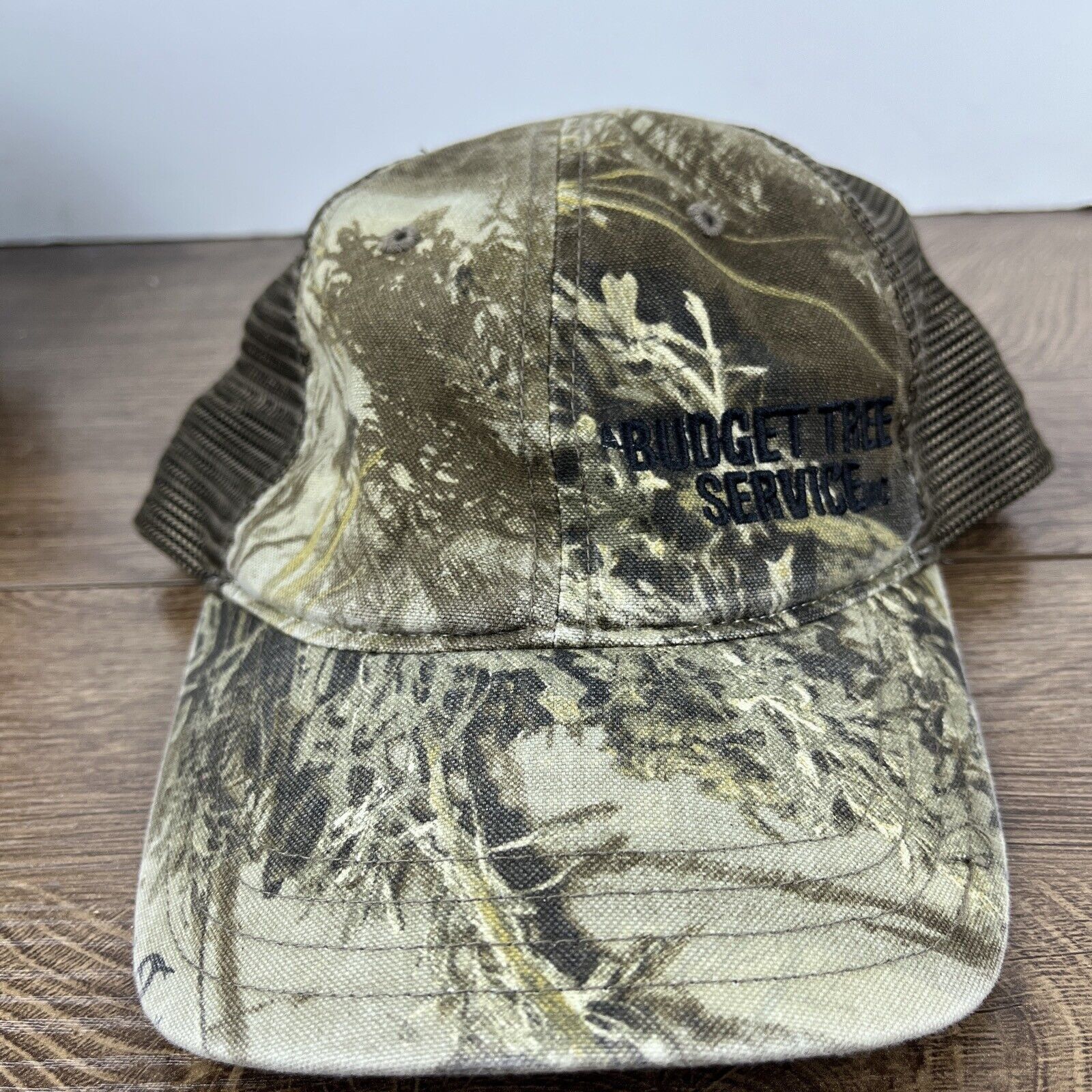 Other Budget Tree Service Hat Camo Green Hat Adjustable Green Adul Size ONE SIZE - 3 Thumbnail