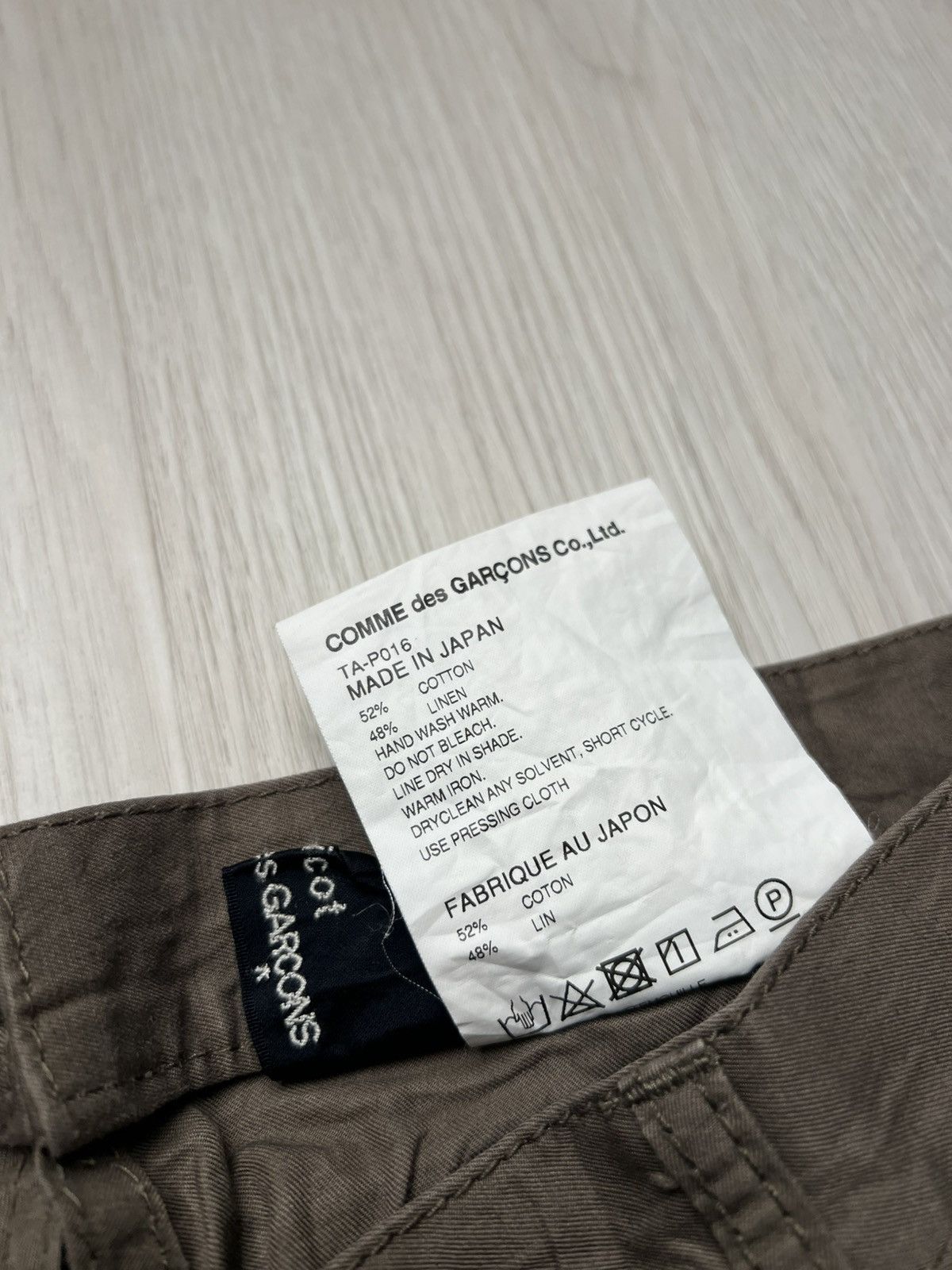 Comme des Garcons Tricot Comme Des Garcons Drop Crotch Buckle Back Pants Size US 29 - 6 Thumbnail