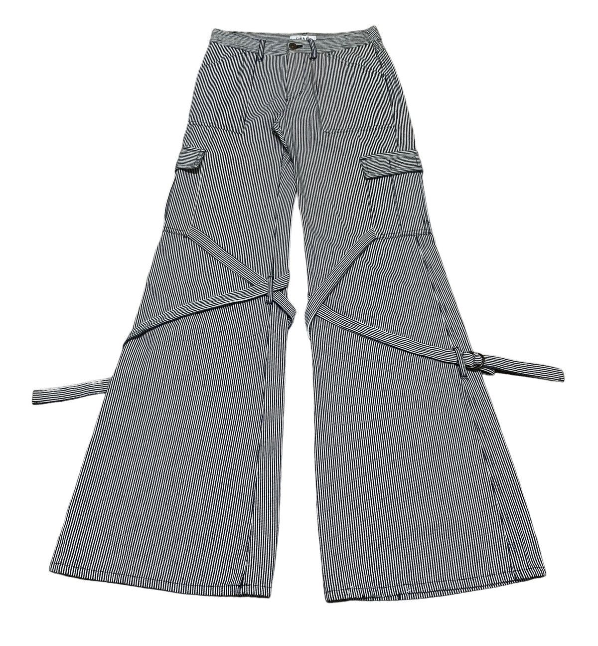 If Six Was Nine × Japanese Brand × Vintage Rare Design Vintage Brand Image Tactical Flared Pants 1990s Size US 27 - 1 Thumbnail