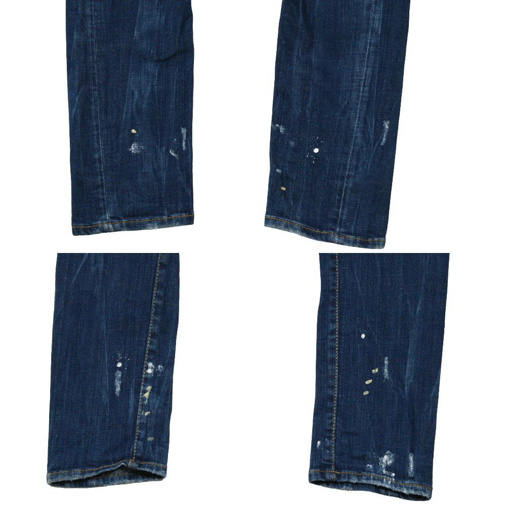 Dsquared2 Sexy Twist Painter Cropped Y2K Distressed Jeans Size US 30 / EU 46 - 7 Thumbnail