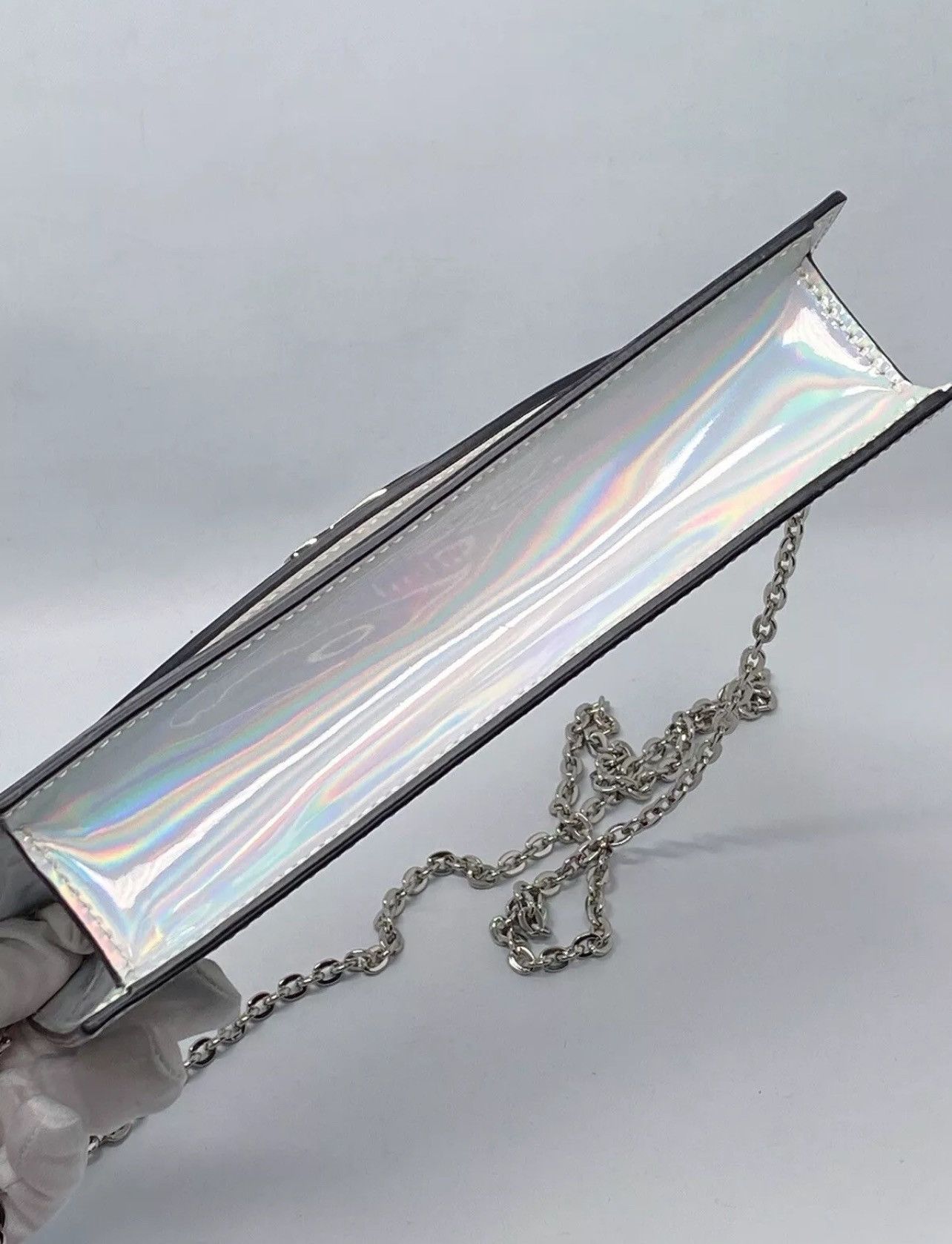 Christian Louboutin Christian Louboutin iridescent leather clutch shoulder bag Size ONE SIZE - 6 Thumbnail