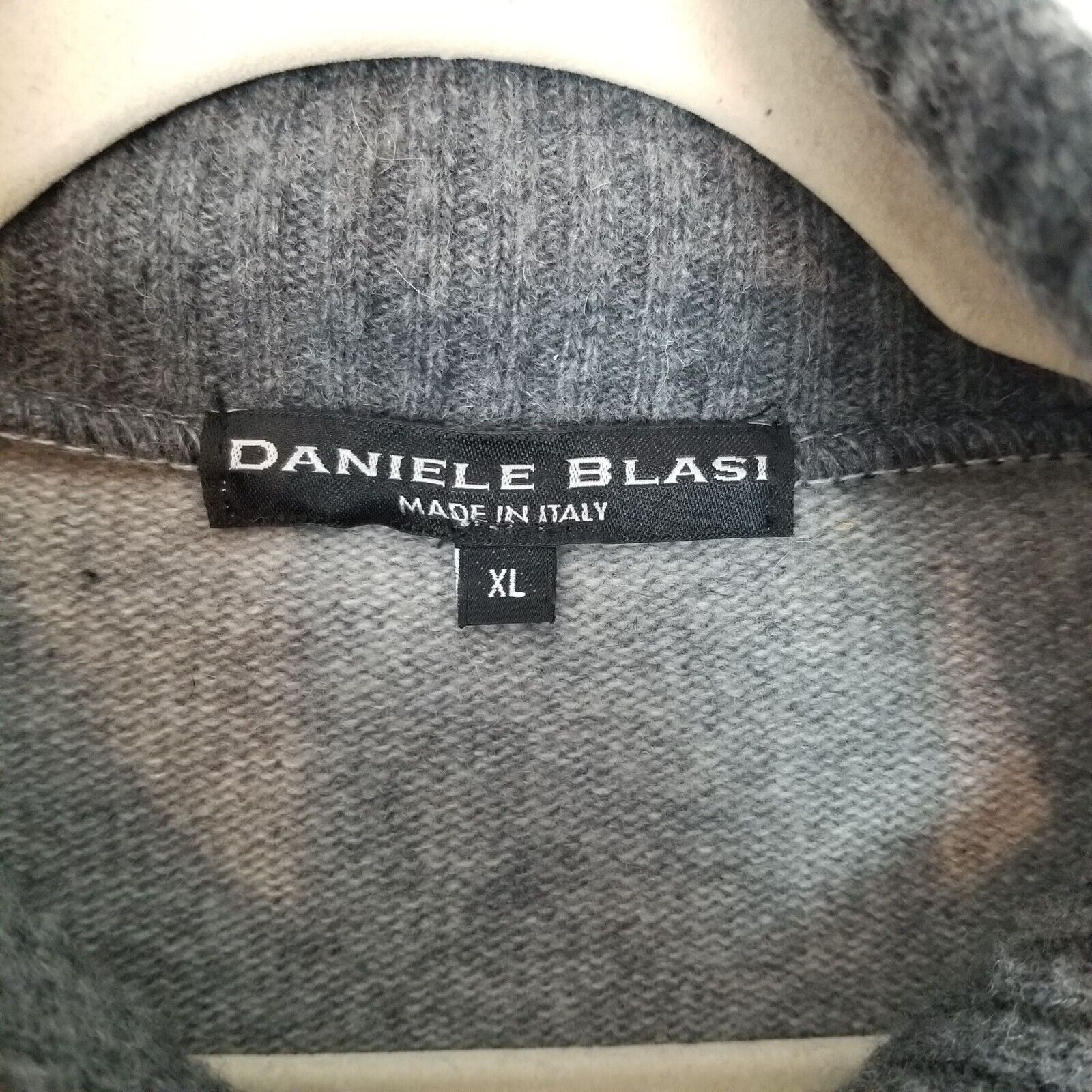 Daniele Blasi Daniele Blasi Wool Pullover Sweater XL Minimalist 1/4 Zip Size US XL / EU 56 / 4 - 6 Thumbnail