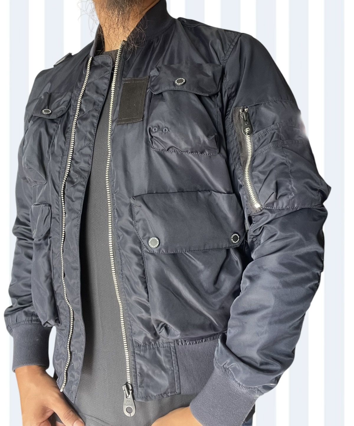 Penfield Penfield FW17 MA-1 MultiPocket UtilityTactical Bomber Jacket Size US M / EU 48-50 / 2 - 12 Thumbnail