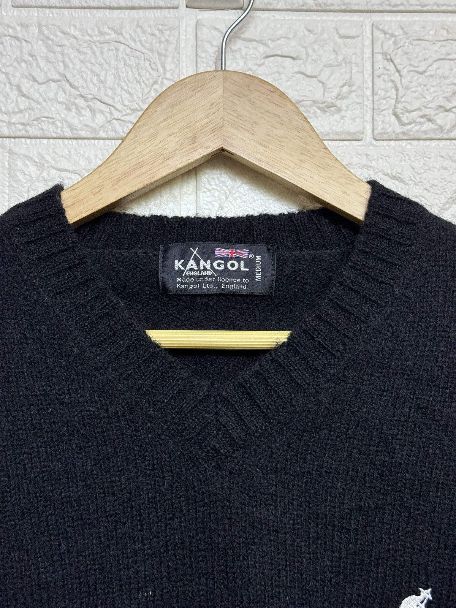 Kangol Kangol Wool Knitted Jacket Size US L / EU 52-54 / 3 - 5 Thumbnail