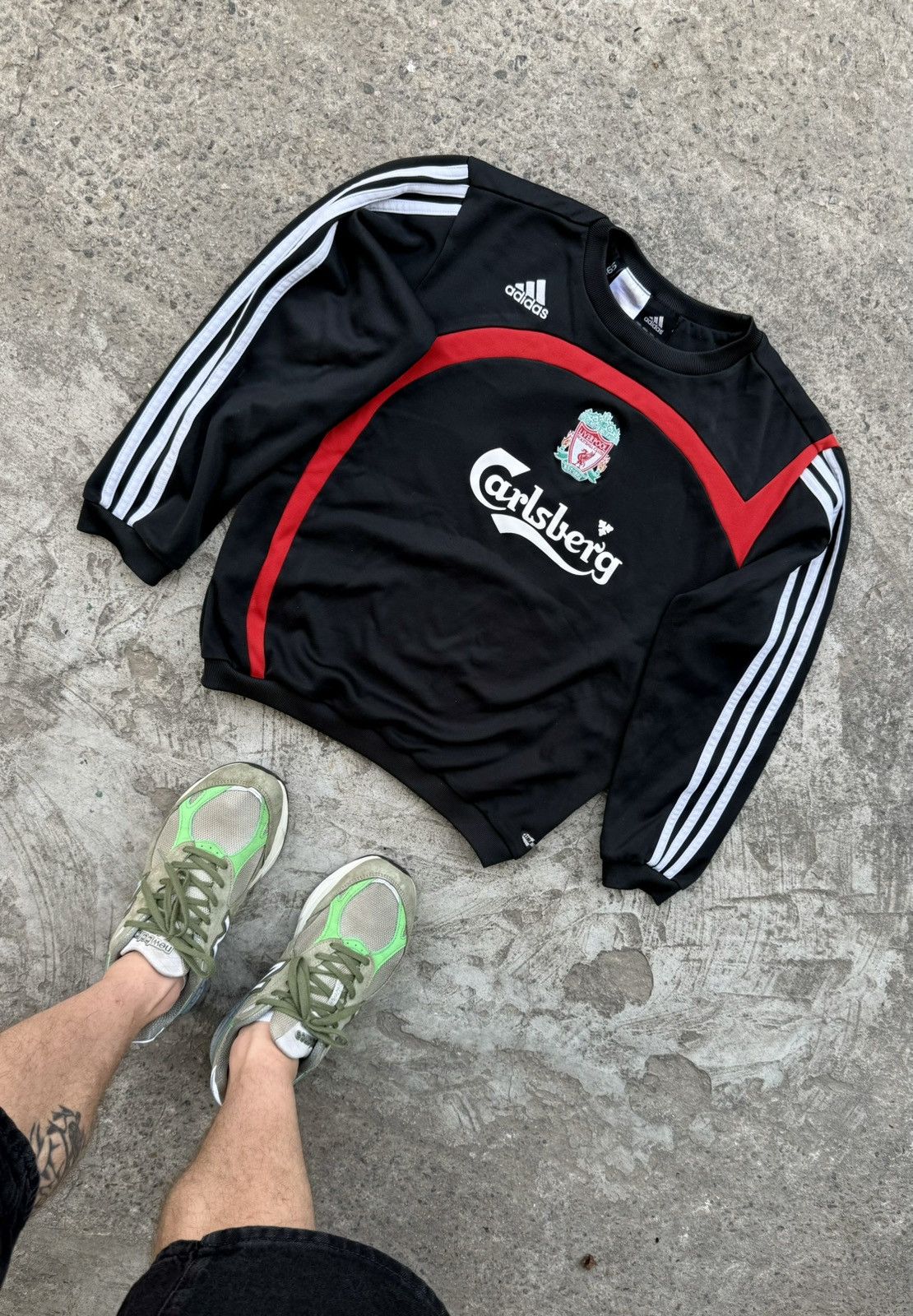 Adidas Vintage Y2K Adidas Liverpool Blokecore Soccer Sweatshirt Size US XXS / EU 40 - 1 Thumbnail