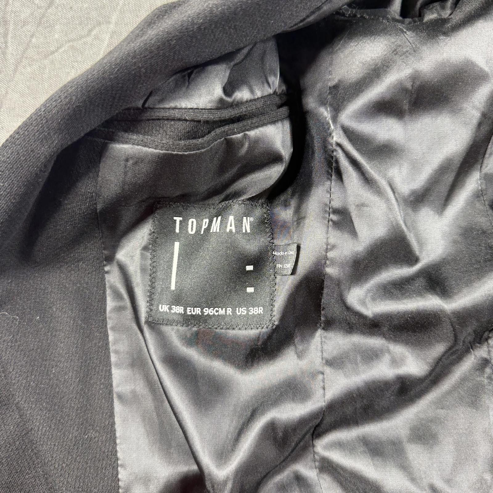 Topman Topman Blazer Men's 38R Black Size 38R - 5 Thumbnail