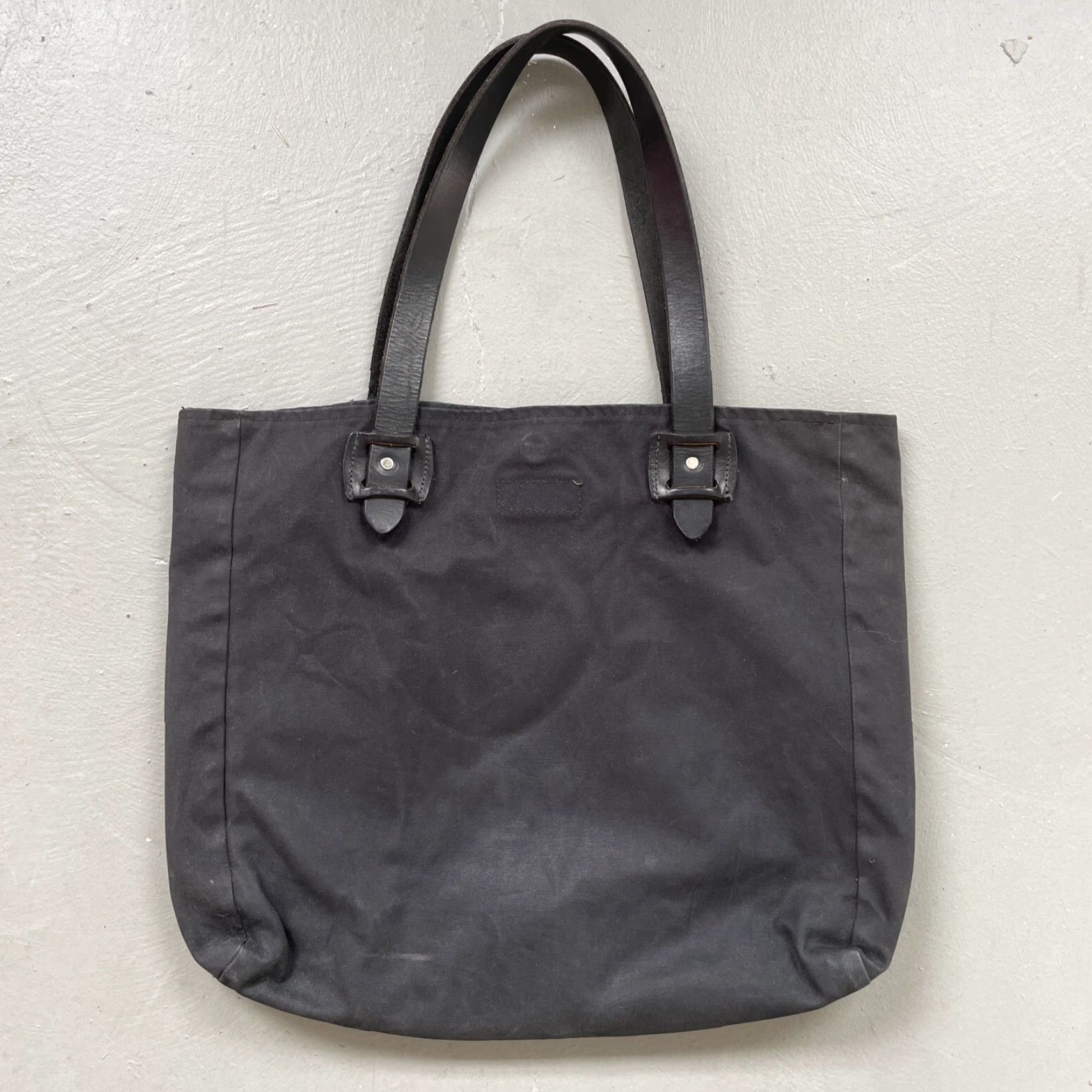 Vintage Tanner Goods Canvas Leather Tote Travel Bag Made in USA Tote Men Black USA 90s (if applicable) Mens Size ONE SIZE - 6 Thumbnail