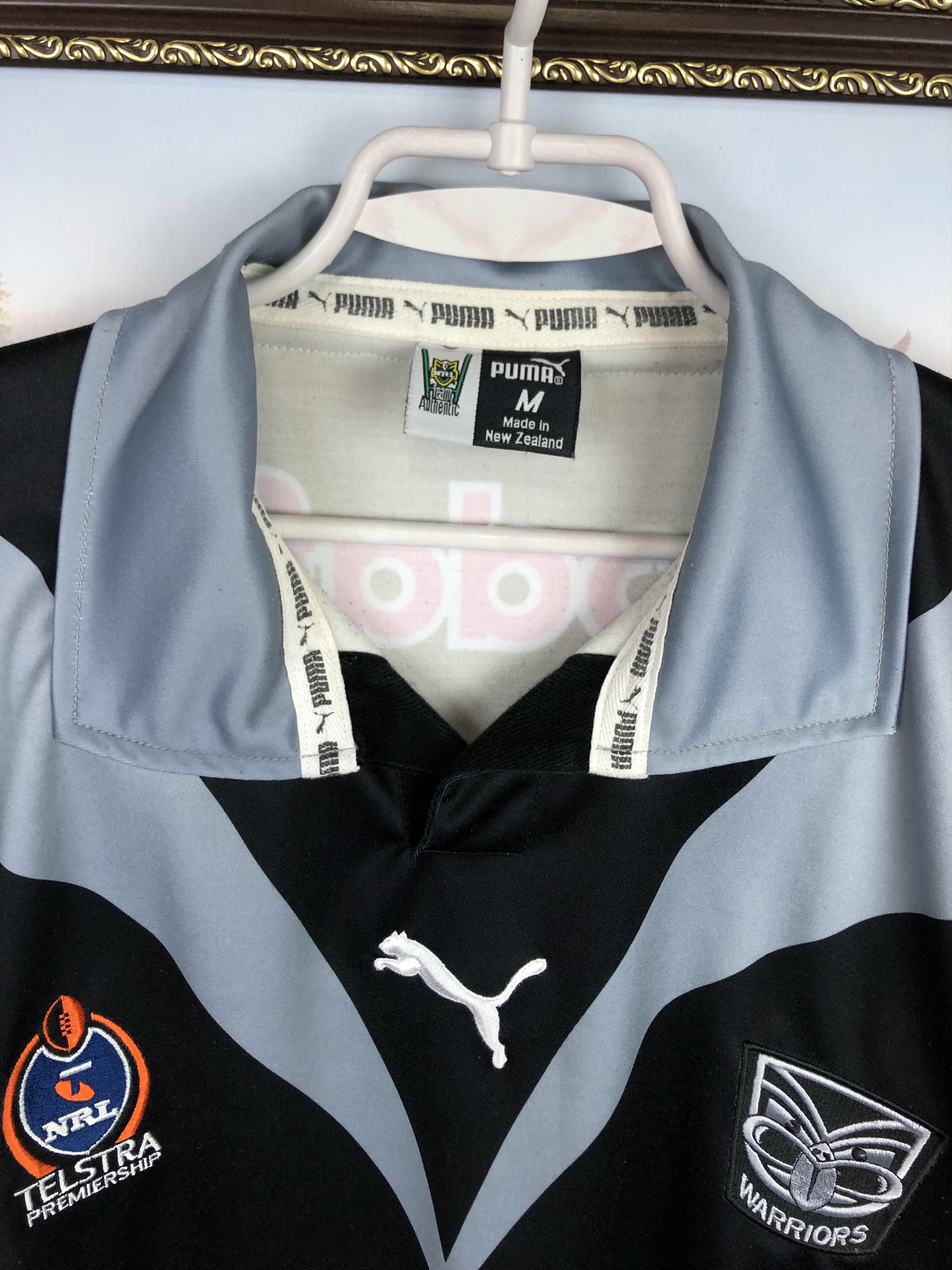 Puma Vintage Puma New Zealand Warriors Rugby Union Jersey Shirt Size US M / EU 48-50 / 2 - 5 Thumbnail