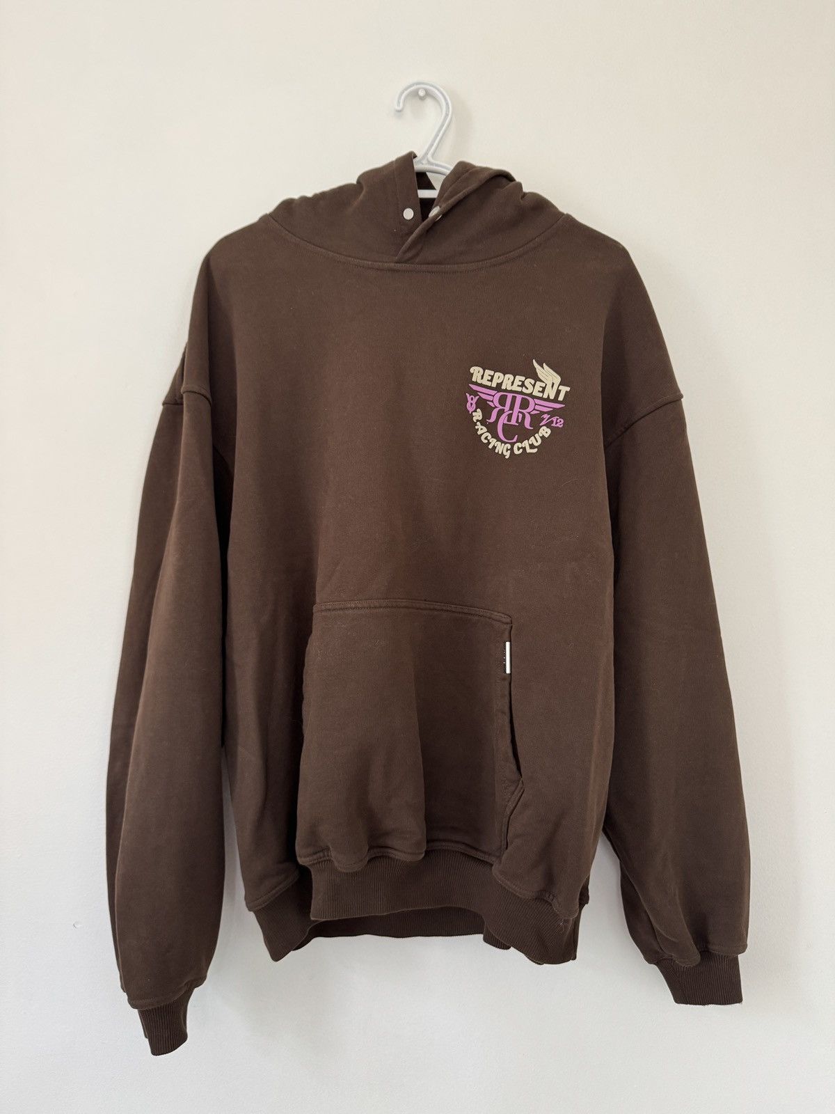 Brown Represent Racing Hoodie