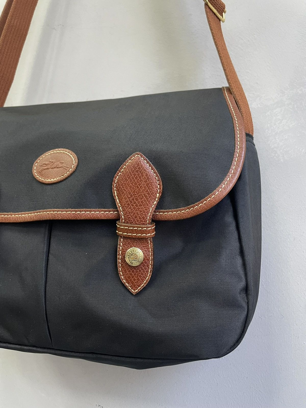 Longchamp Messenger bag longchamp Paris canvas bag Size ONE SIZE - 3 Thumbnail