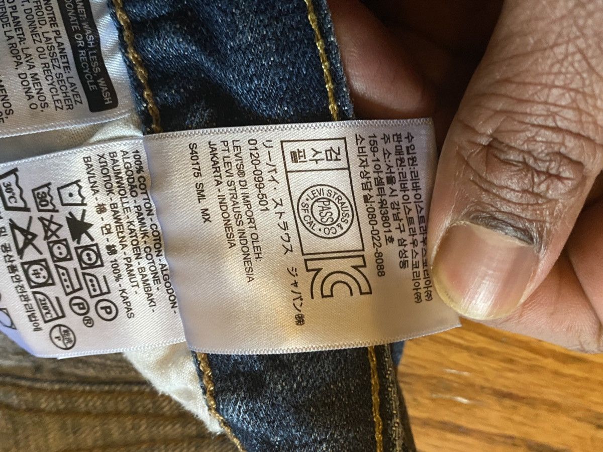Levi's × Vintage Levi’s 501 Rare Blank Red Tab 36x32 Size US 36 / EU 52 - 3 Thumbnail