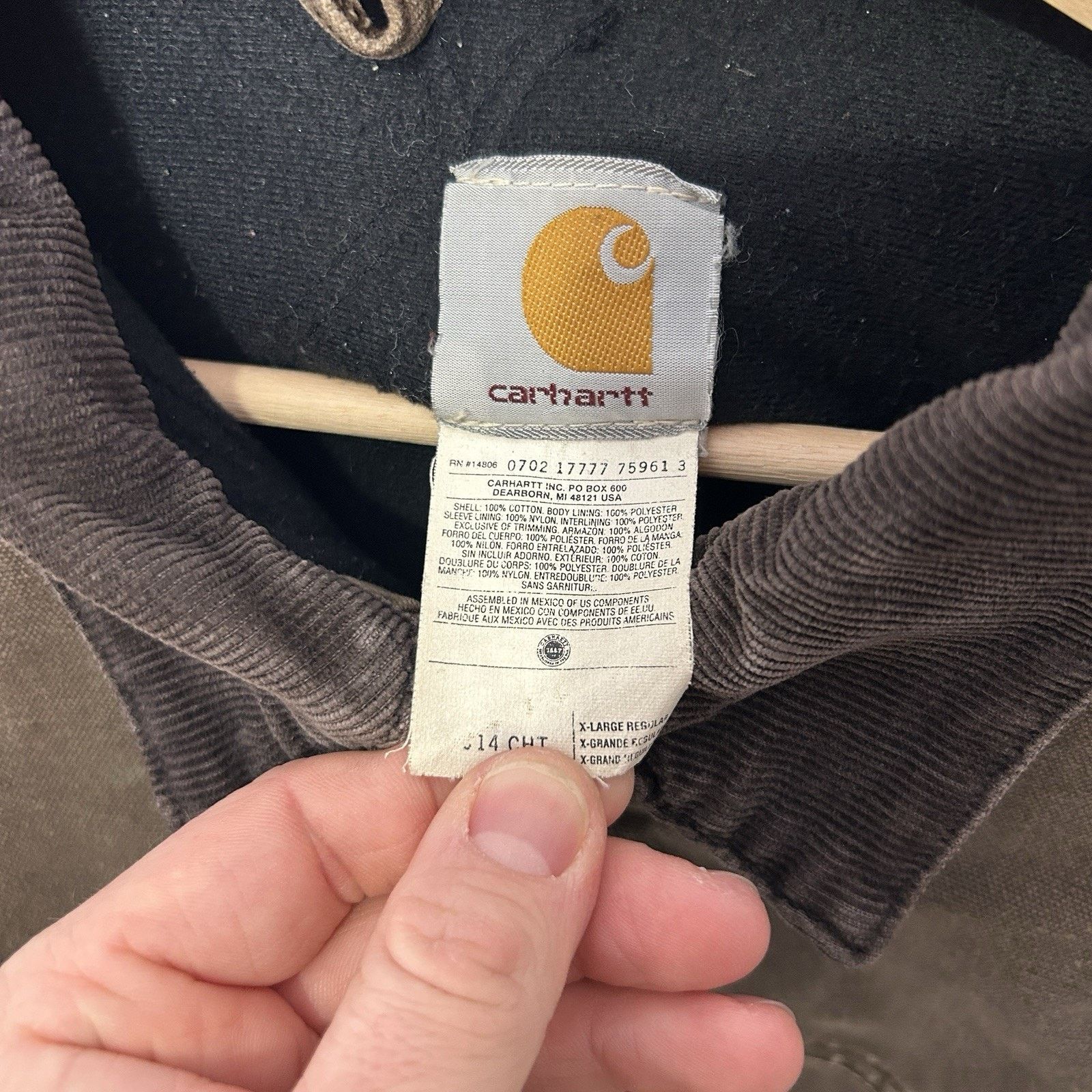 Carhartt Vintage Carhartt Quilted Santa Fe Jacket “Chestnut” J14 CHT Size US XL / EU 56 / 4 - 8 Thumbnail