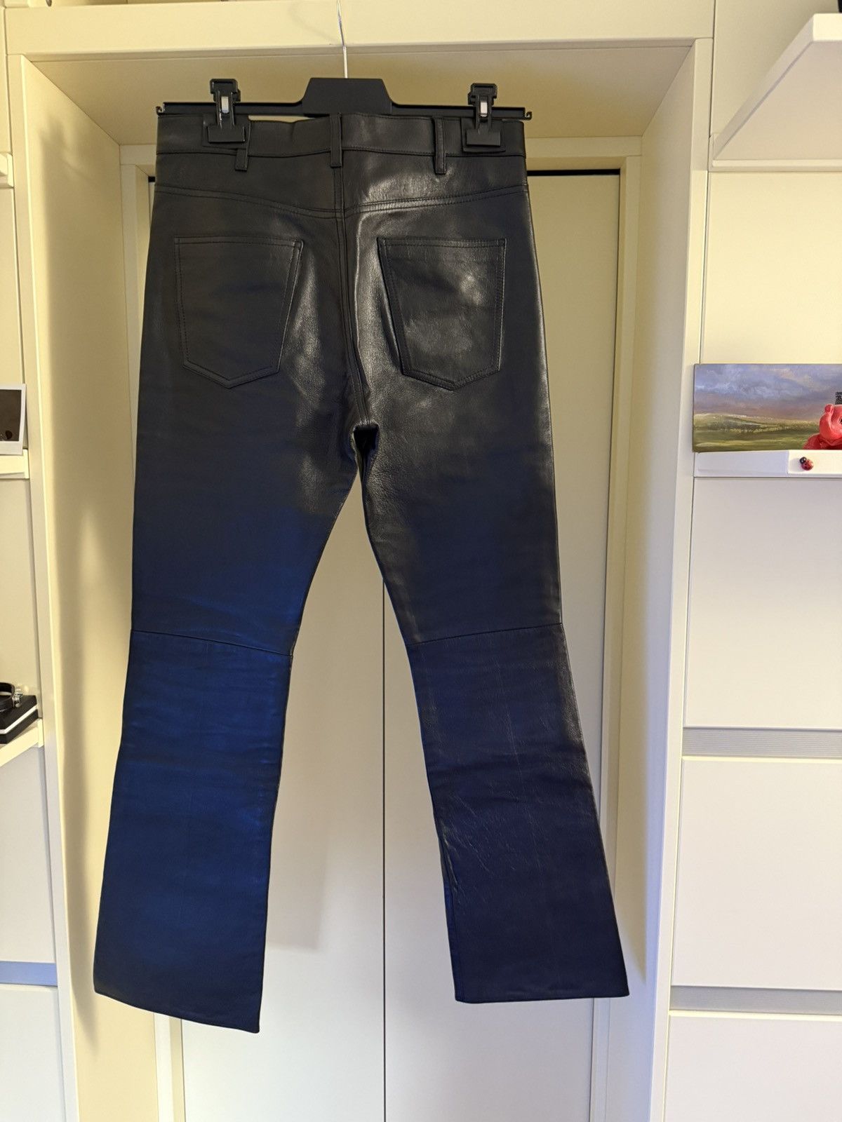 Celine Hedi Slimane for Celine Dylan leather pants Size US 29 - 6 Thumbnail