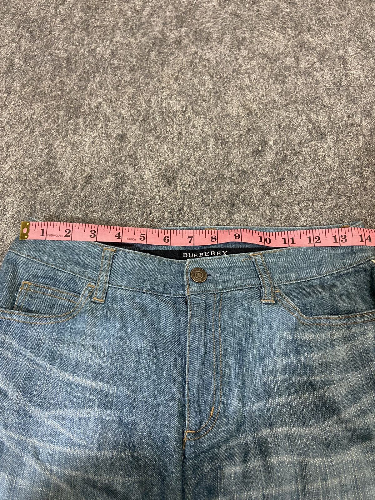 Burberry × Vintage Vintage Y2K burberry london denim pants Size 26" / US 2 / IT 38 - 12 Thumbnail