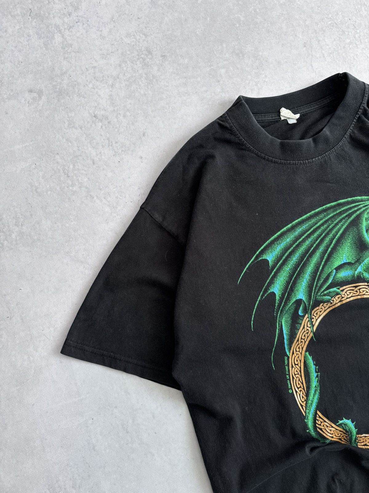 Other Vintage Late 90s Early 00s Hewlin UK Dragon Archive Tee Size US L / EU 52-54 / 3 - 3 Thumbnail