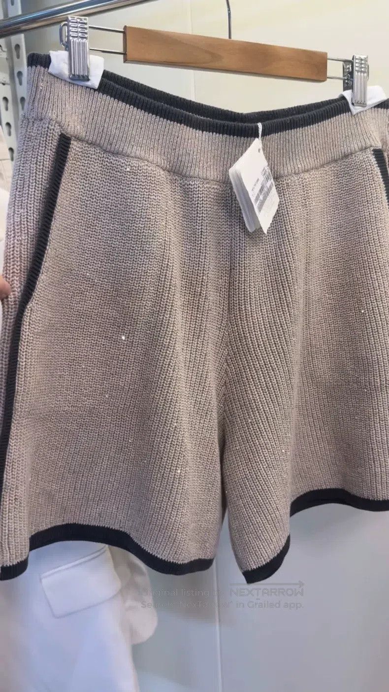 Brunello Cucinelli Brunello Cucinelli size L Sequined Shorts Size 25" / US 0 / IT 36 - 1 Thumbnail