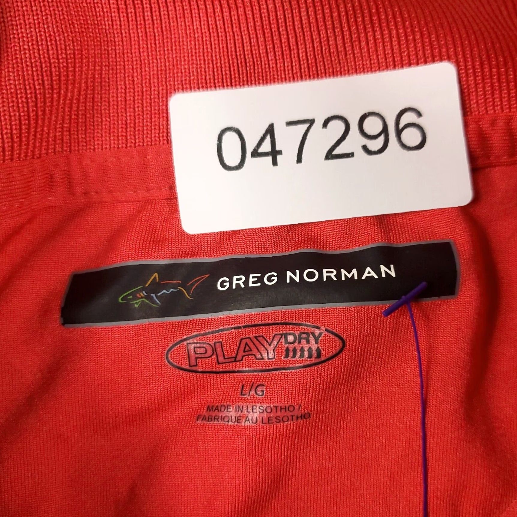 Vintage Greg Norman Polo Shirt Mens L Red Striped Logo Casual Short Sleeve Shirt Polo Size US L / EU 52-54 / 3 - 8 Thumbnail