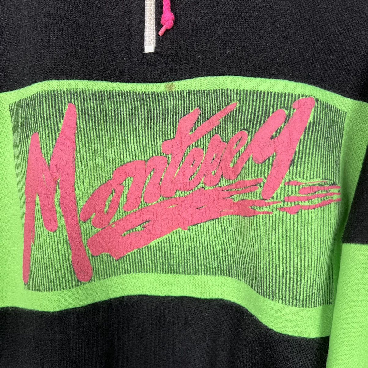 Vintage 80's MONTEREY California USA Half Zip Sweatshirt #3964-C181 Size US M / EU 48-50 / 2 - 5 Thumbnail