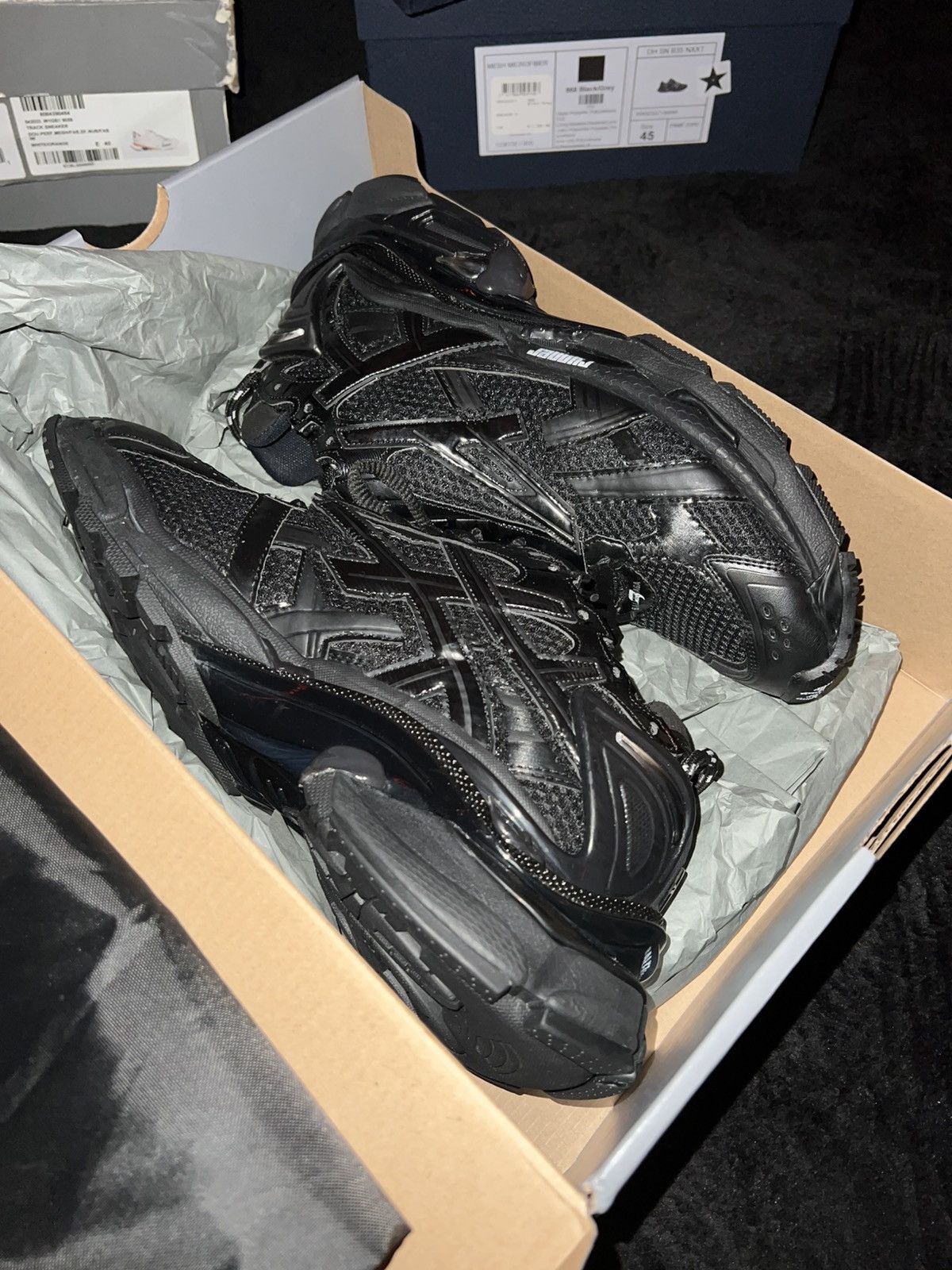 Balenciaga Balenciaga Runner “Triple Black” Made in Italy Size US 11 / EU 44 - 2 Thumbnail