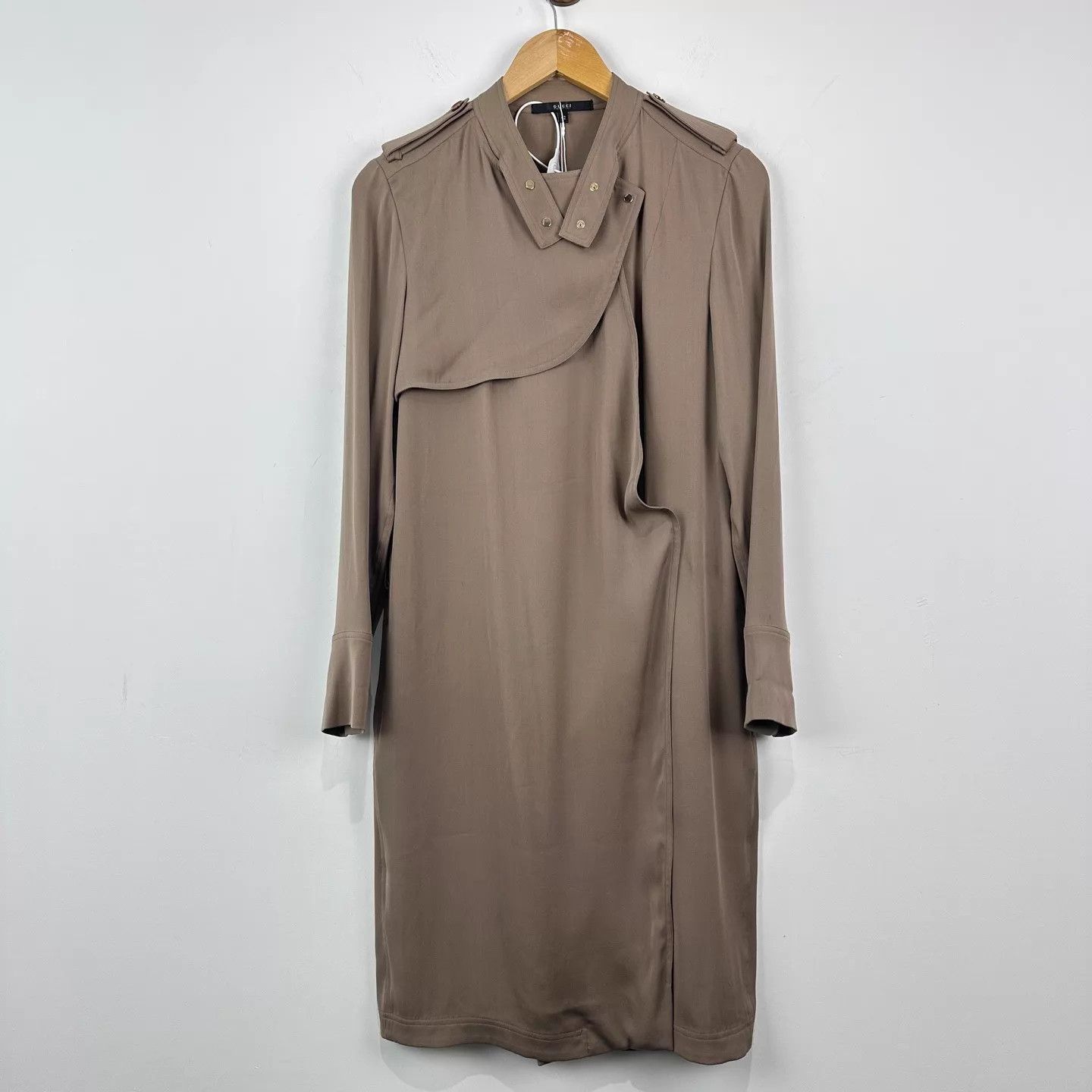Gucci Gucci Silk Heavy Trench Coat 42 99 New Size M / US 6-8 / IT 42-44 - 1 Thumbnail