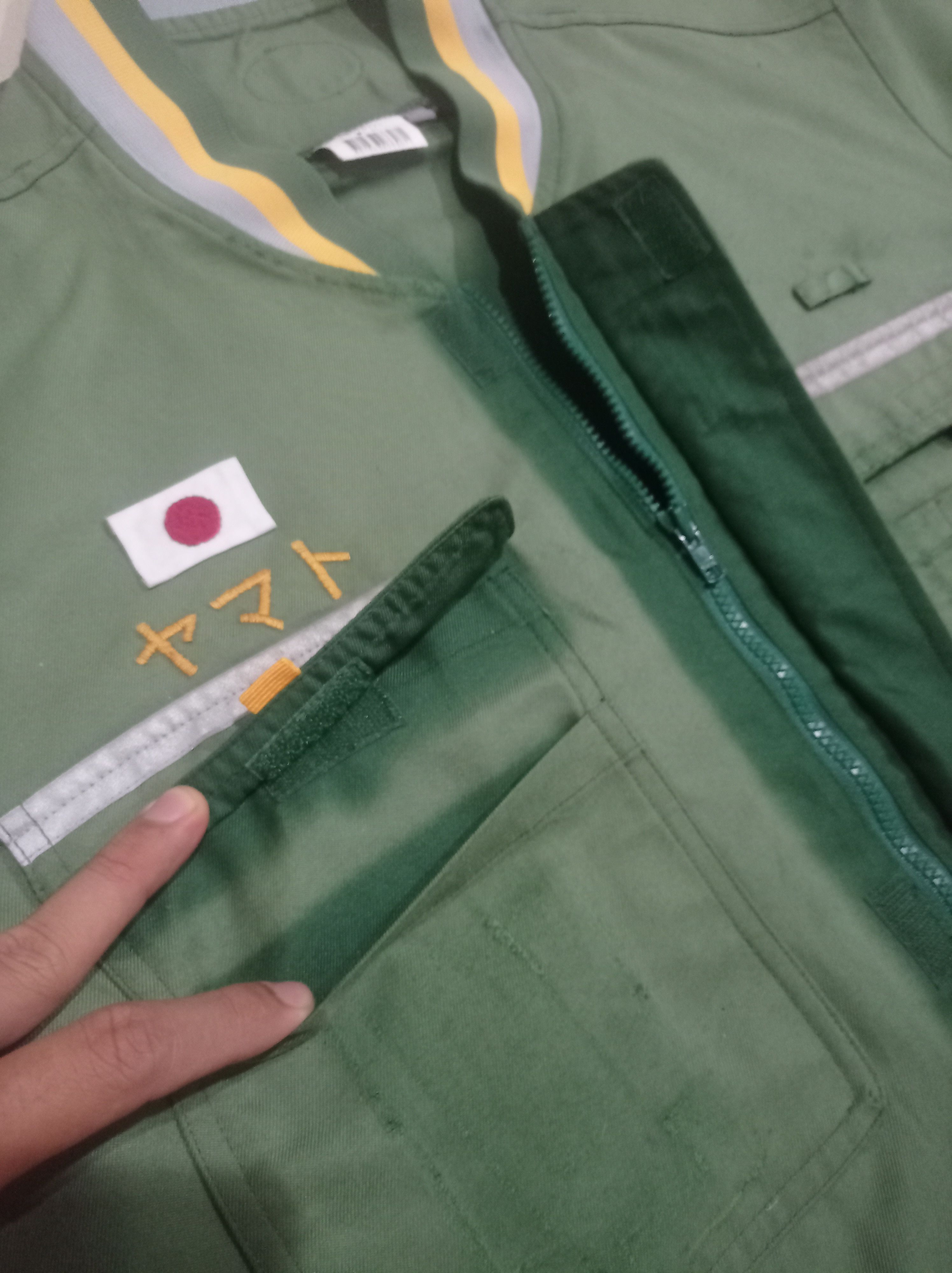 Japanese Brand 🔥Rare🔥faded destress yamato Japan worker jacket mizuno Size US L / EU 52-54 / 3 - 3 Thumbnail