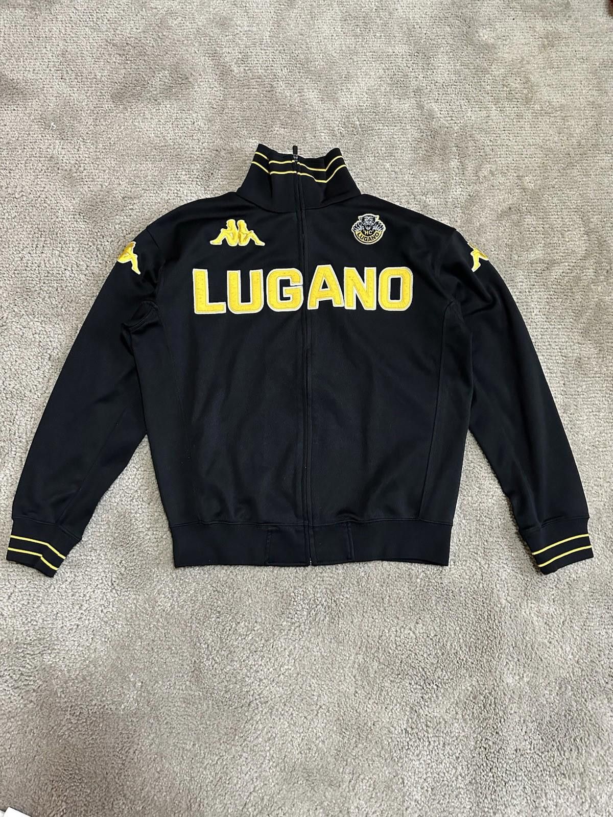 Kappa HC LUGANO ICE HOCKEY CLUB TRACK TOP JACKET KAPPA BLACK XL Size US XL / EU 56 / 4 - 1 Thumbnail