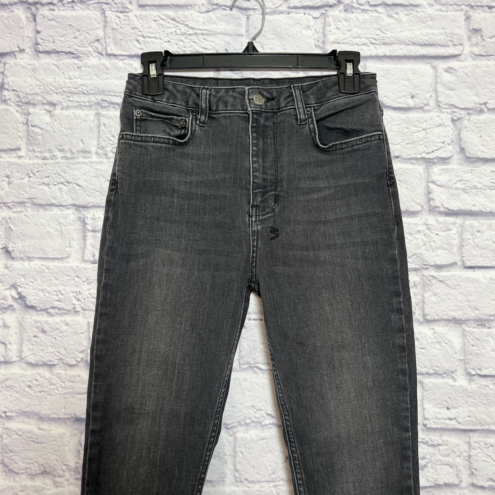Ksubi Ksubi Skinny Jeans Black Distressed Raw Hem Size 28 Size 28" / US 6 / IT 42 - 7 Thumbnail