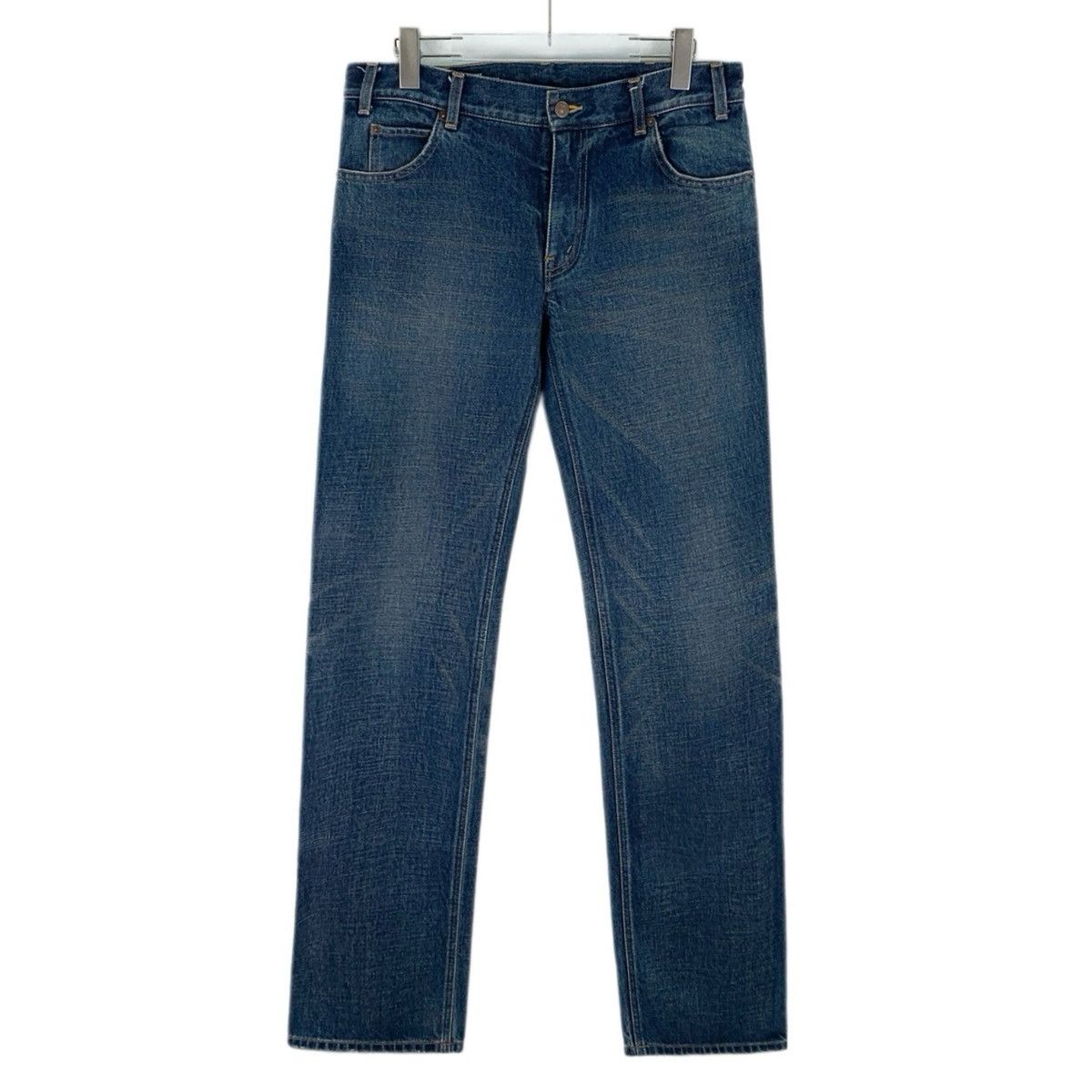 Celine Celine Navy Blue Washed Cotton Denim Casual Pants K26WX Size 29" - 1 Thumbnail