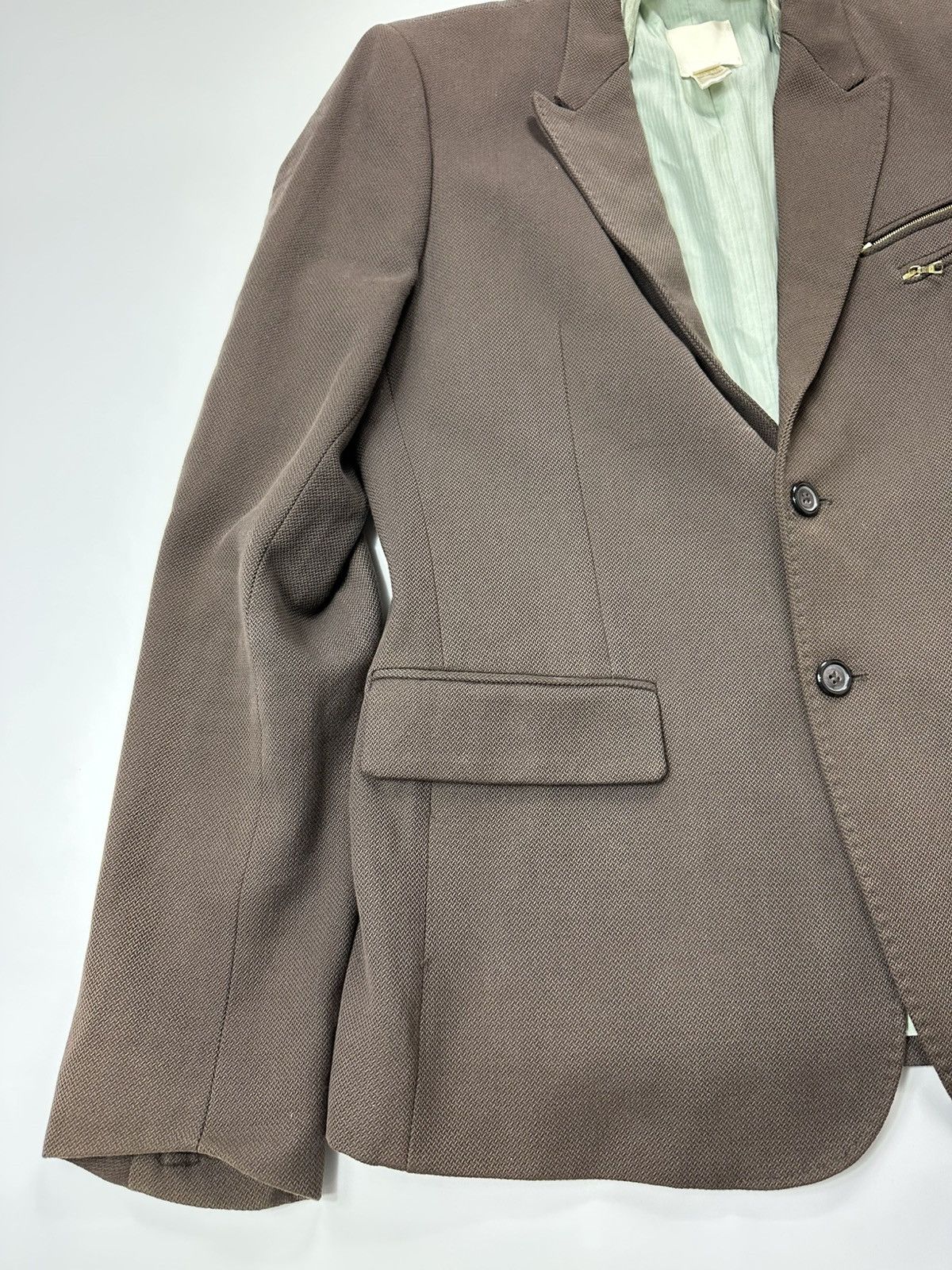 Diesel Diesel Virgin Wool Blazer Made In Italy Brown Size US L / EU 52-54 / 3 - 7 Thumbnail