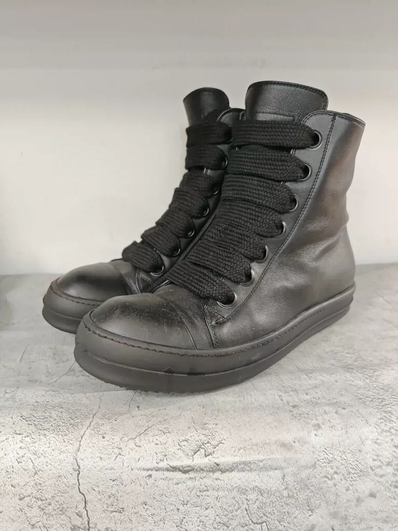 Rick Owens Rick Owens Black High Top Sneakers-dmc Size US 10.5 / EU 43-44 - 1 Thumbnail