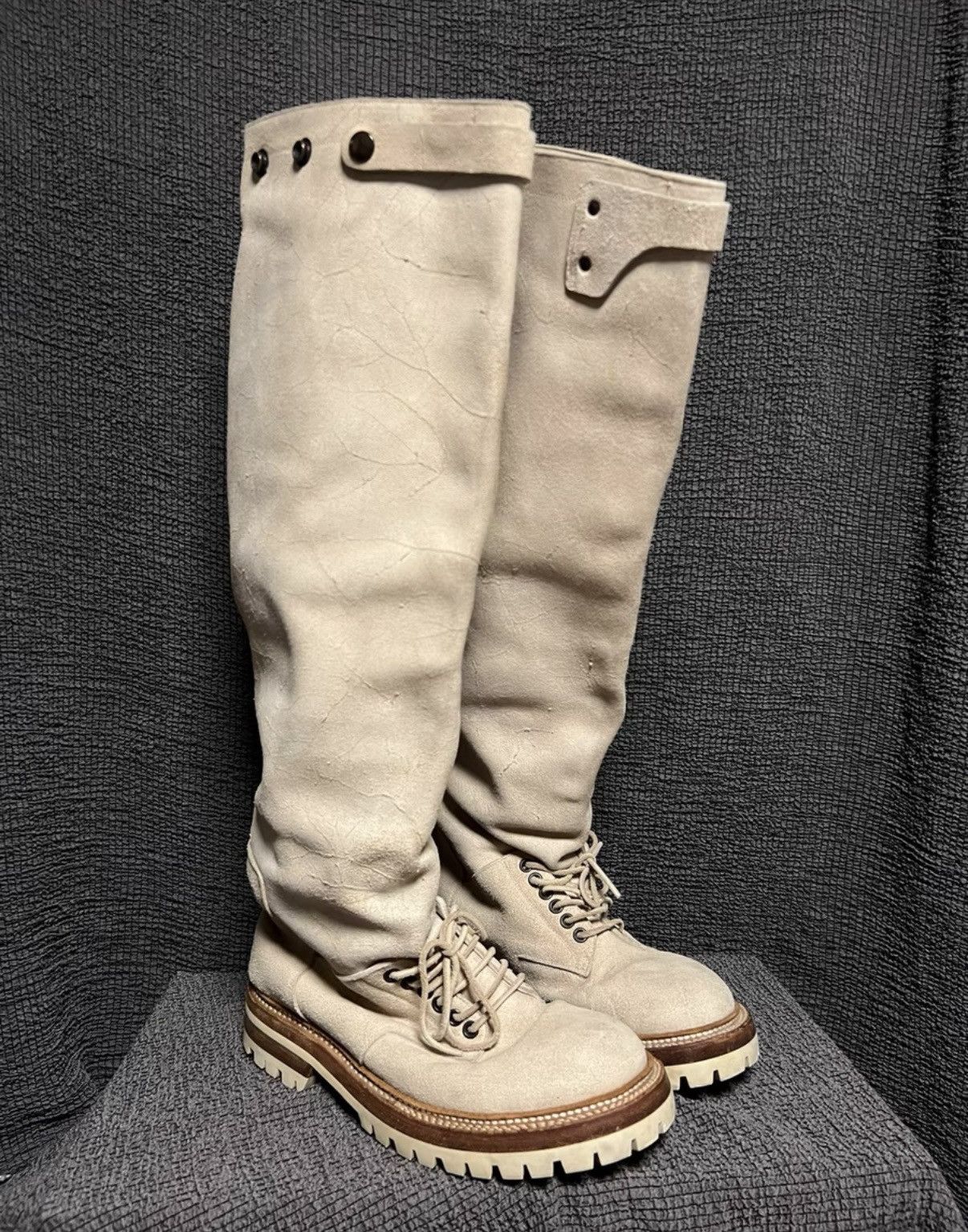 Rick Owens Rick Owens Archive Elephant Leg Police Boots Size US 6.5 / EU 39-40 - 3 Thumbnail
