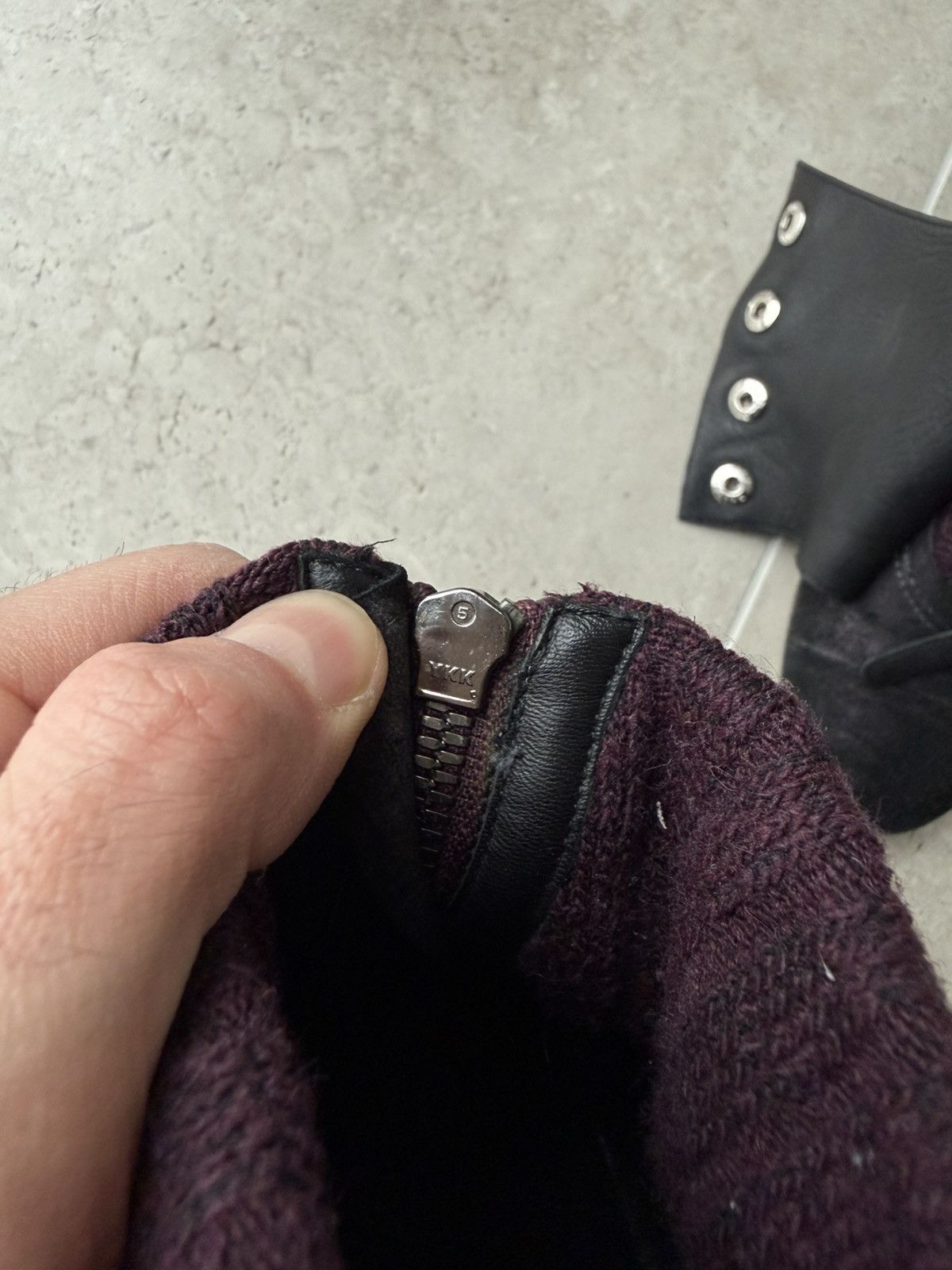 Chanel CHANEL Iridescent Wool Suede CC Snap Buttons Ankle Boots Size US 9 / IT 39 - 7 Thumbnail