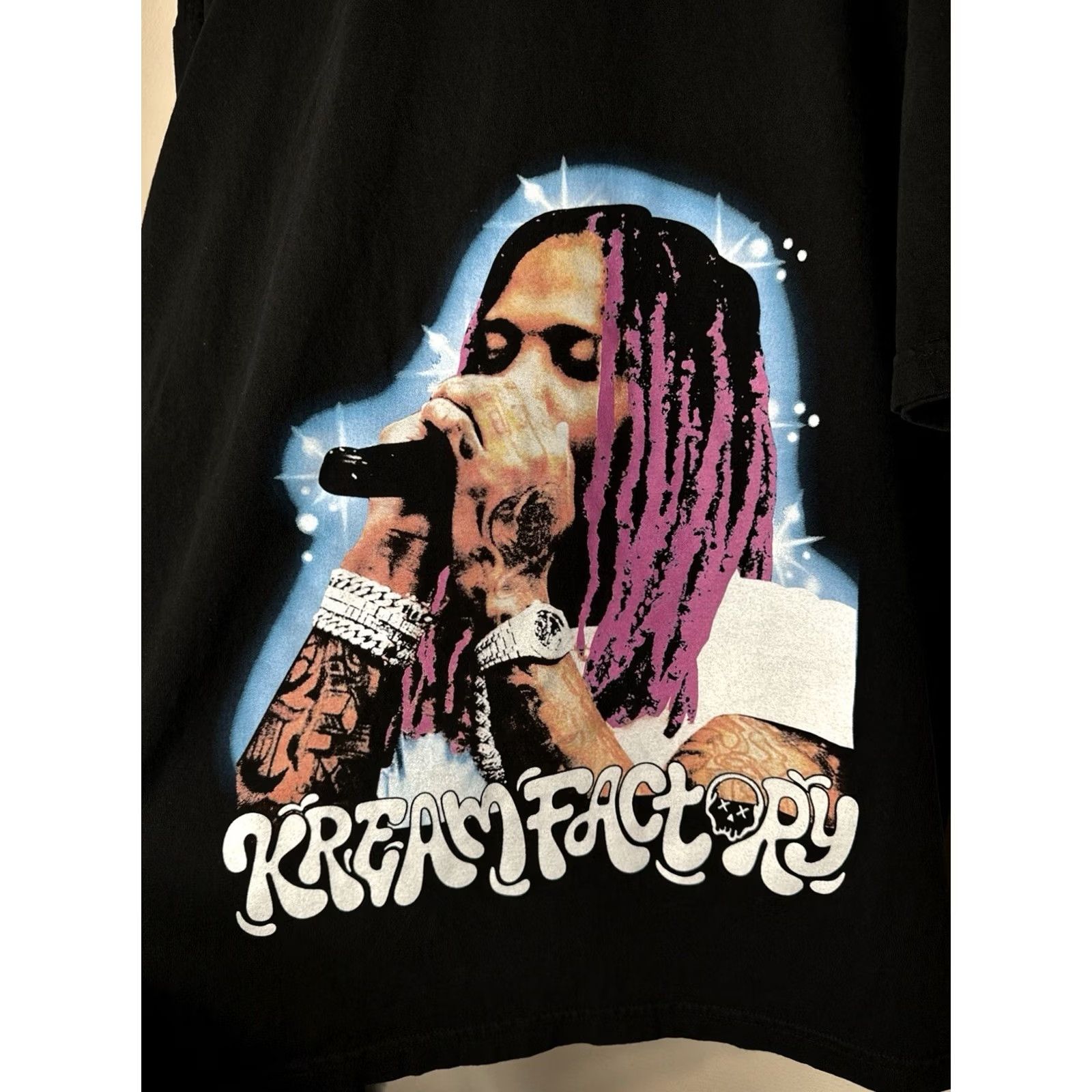 Vintage Kream Lil Durk Rap Shirt XL Black Graphic Hip Hop Streetwear Double Sided Size US XL / EU 56 / 4 - 5 Thumbnail