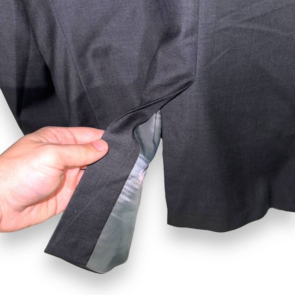 Perlis Perlis Charcoal Gray Empire 1917 Wool Sport Coat 42R Size 42R - 11 Thumbnail